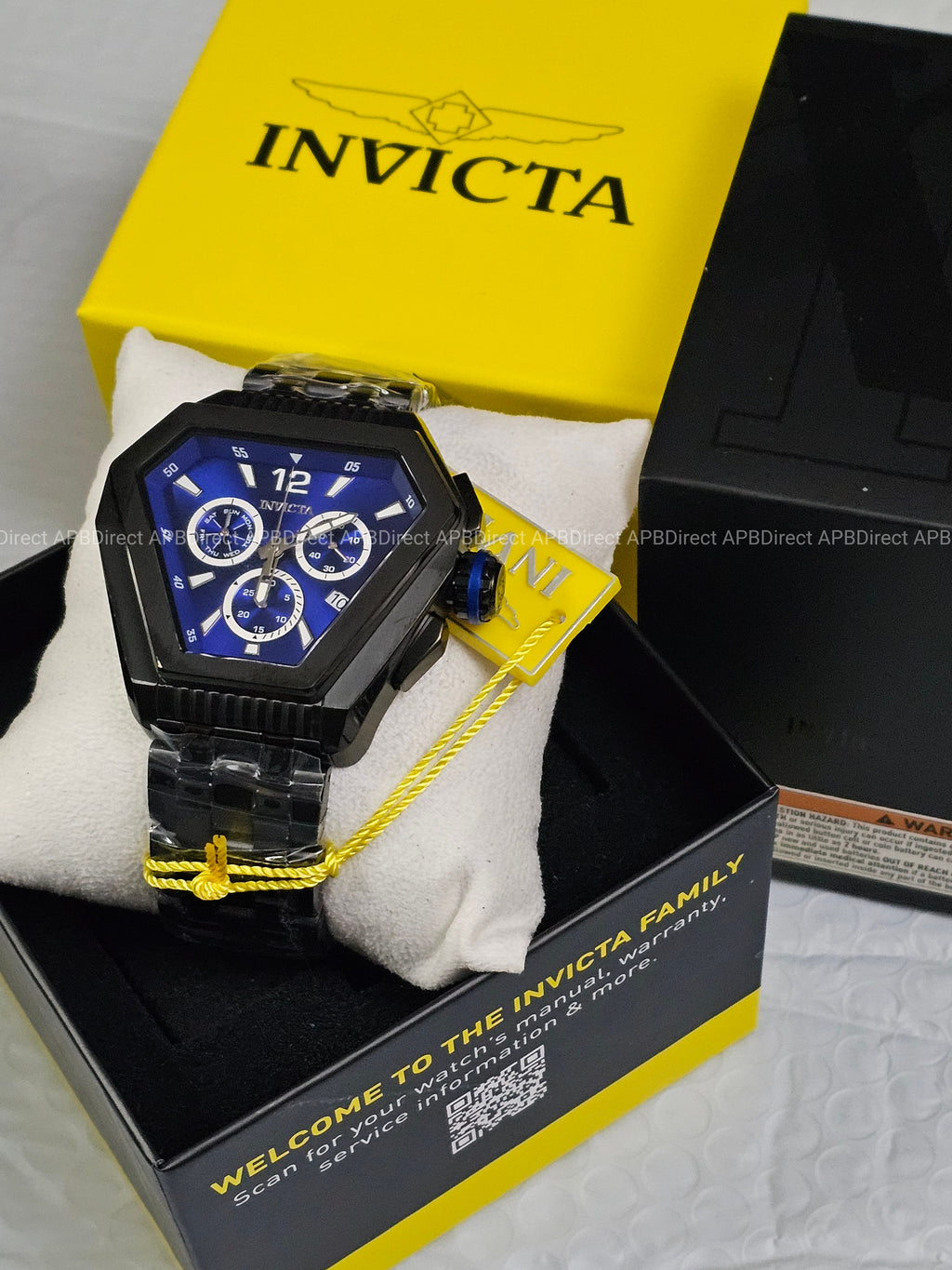 Invicta - Speedway Swiss Z60 Chronograph Black / Blue Dial Mens Watch