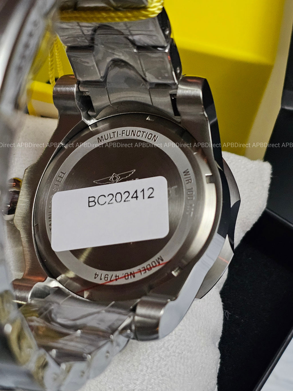Invicta - VENOM - Partial Skeleton Gray & Khaki Dial 100m SS Bracelet mens watch