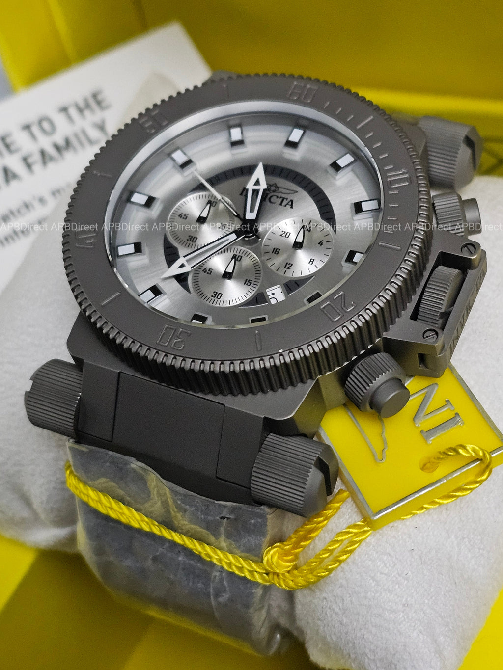 Invicta - Full TITANIUM - Case & Bracelet Coalition Forces Chrono - Mens watch