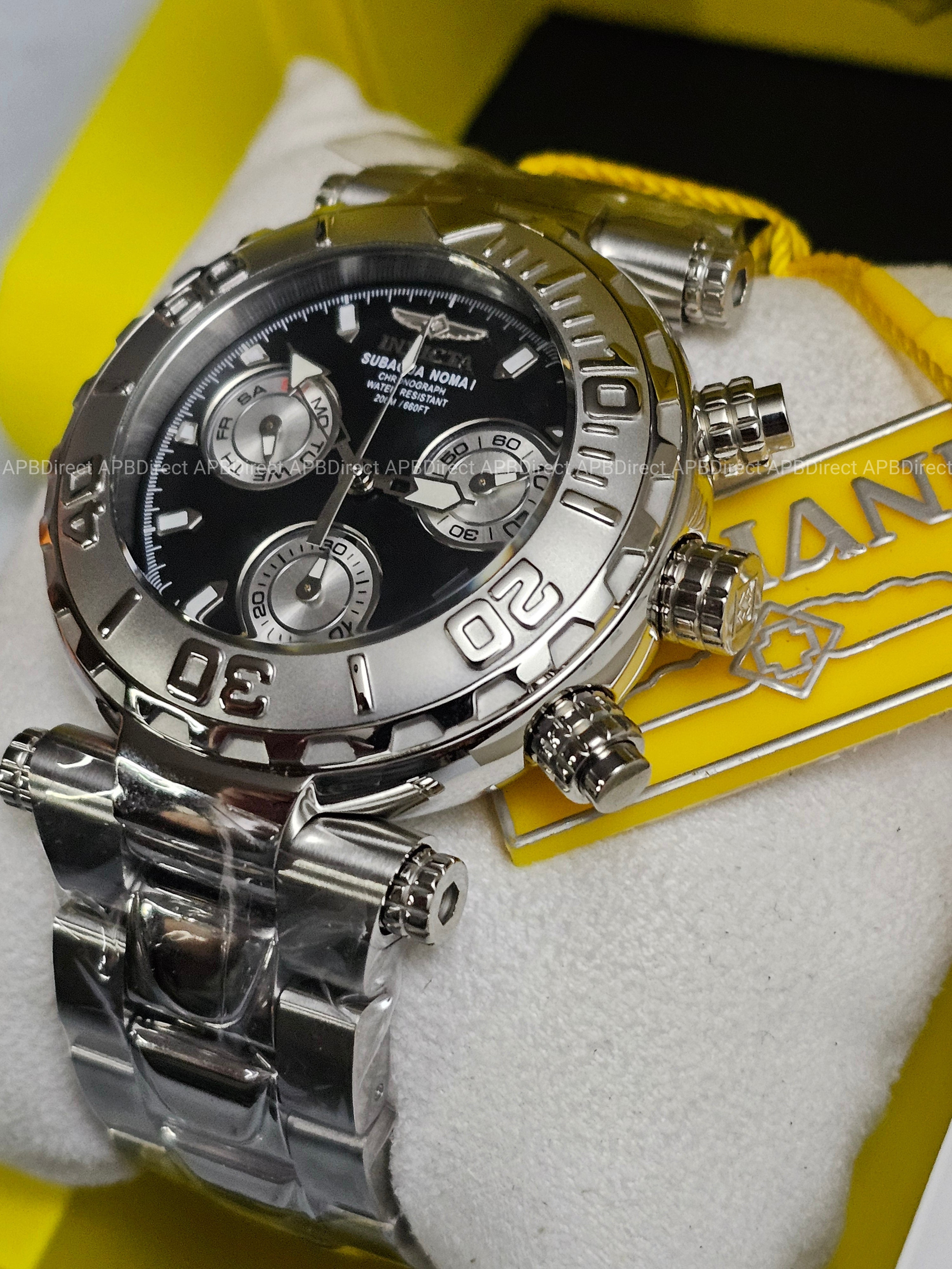 Invicta - Subaqua Noma I - Swiss Z60 Limited Edition #605 Silver BLK mens watch