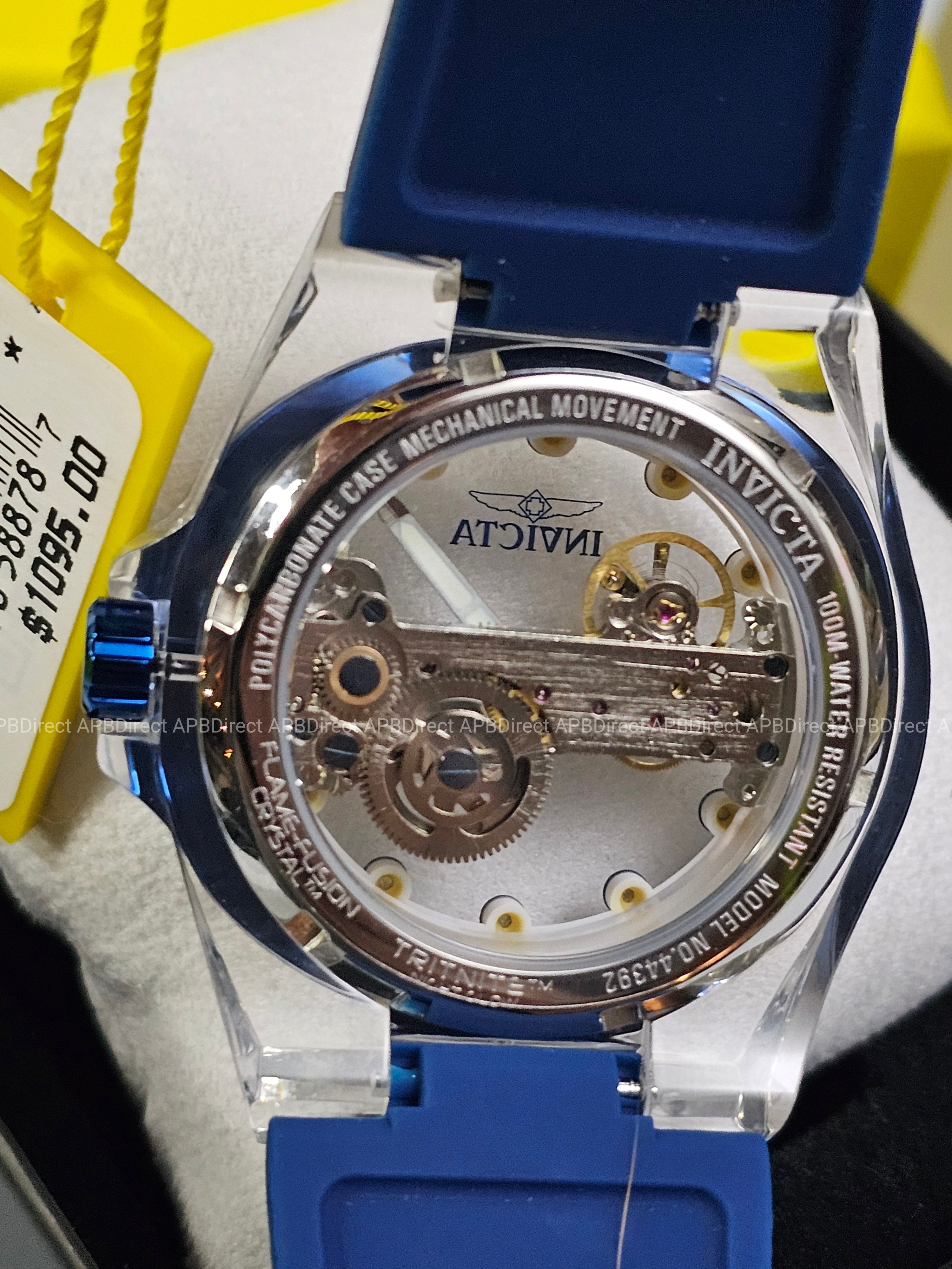Invicta - Speedway - MECHANICAL - Ghost Bridge MVMNT - Skeleton - mens watch