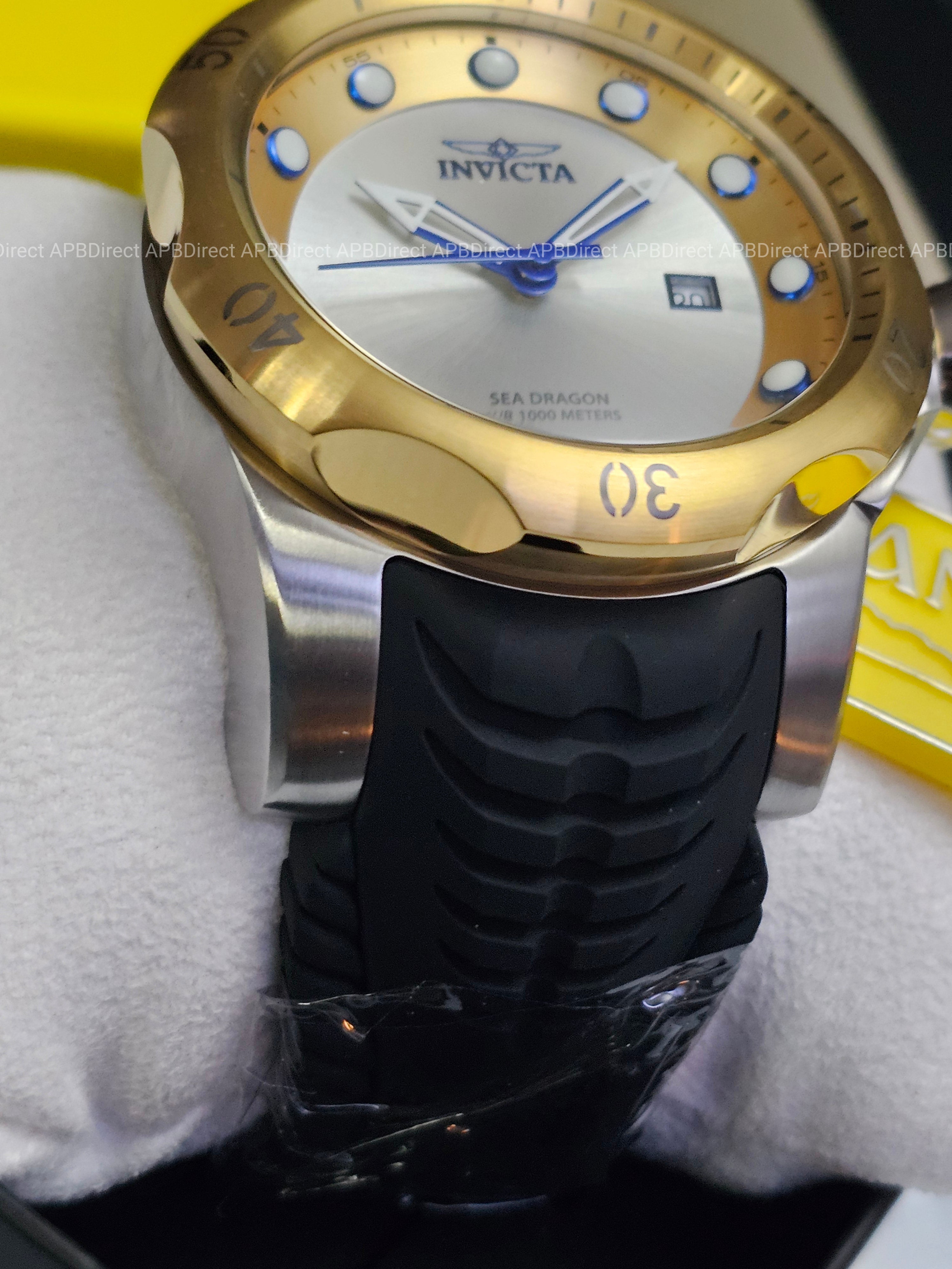 Invicta - VENOM - Sea DRAGON 💧  1000m WR Swiss 515 - Gold SILVER Mens watch