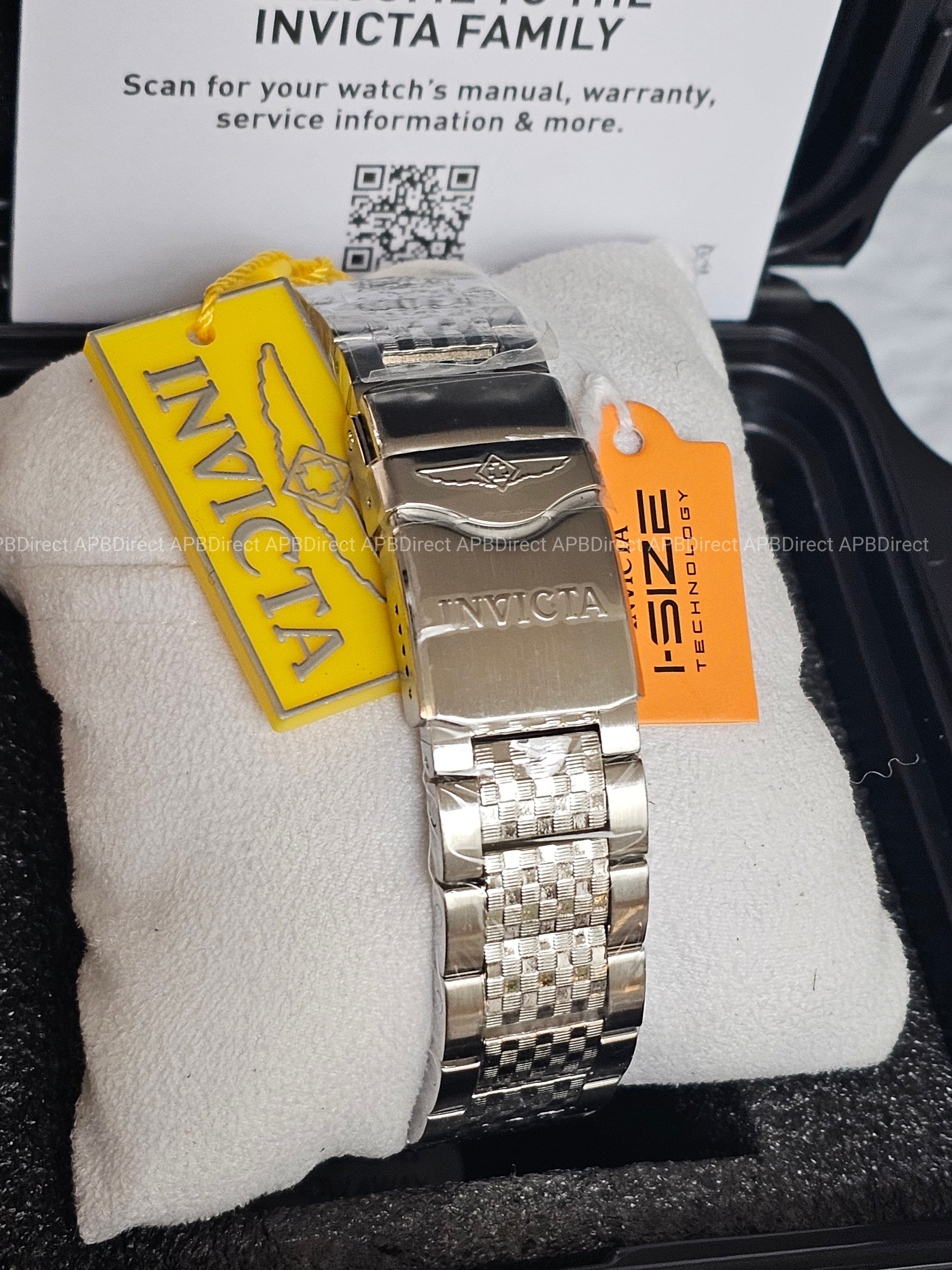 Invicta - S1 Rally Exclusive - Blue White Mother-of-Pearl Multi Dial Mens Watch