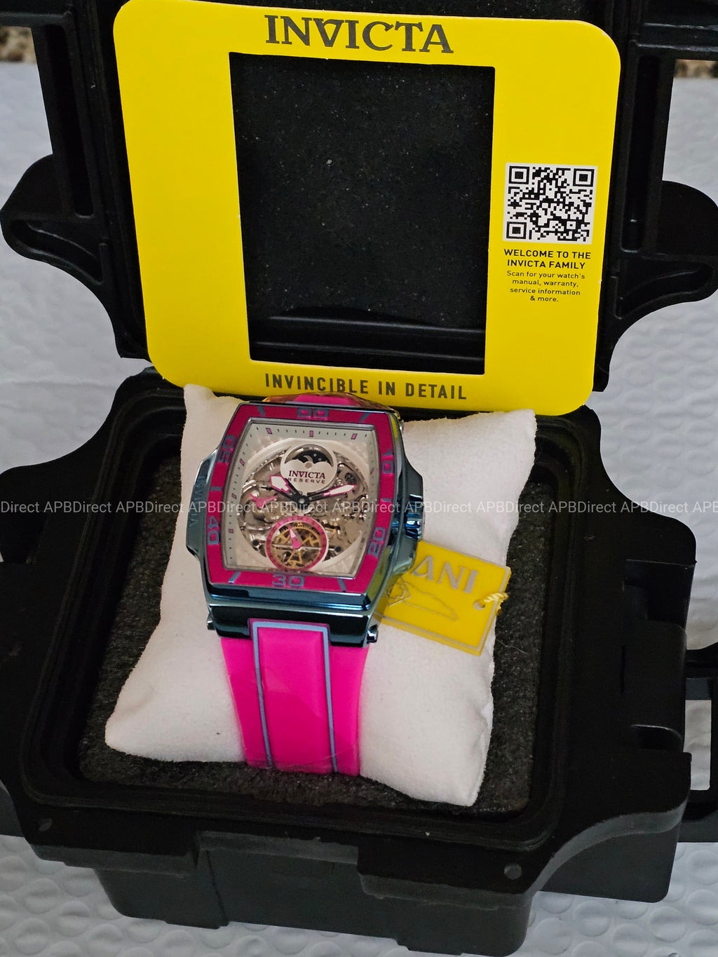Invicta  S1 Rally – DIABLO – Dual Time Automatic Ice 🧊 Blue Reserve Mens Watch