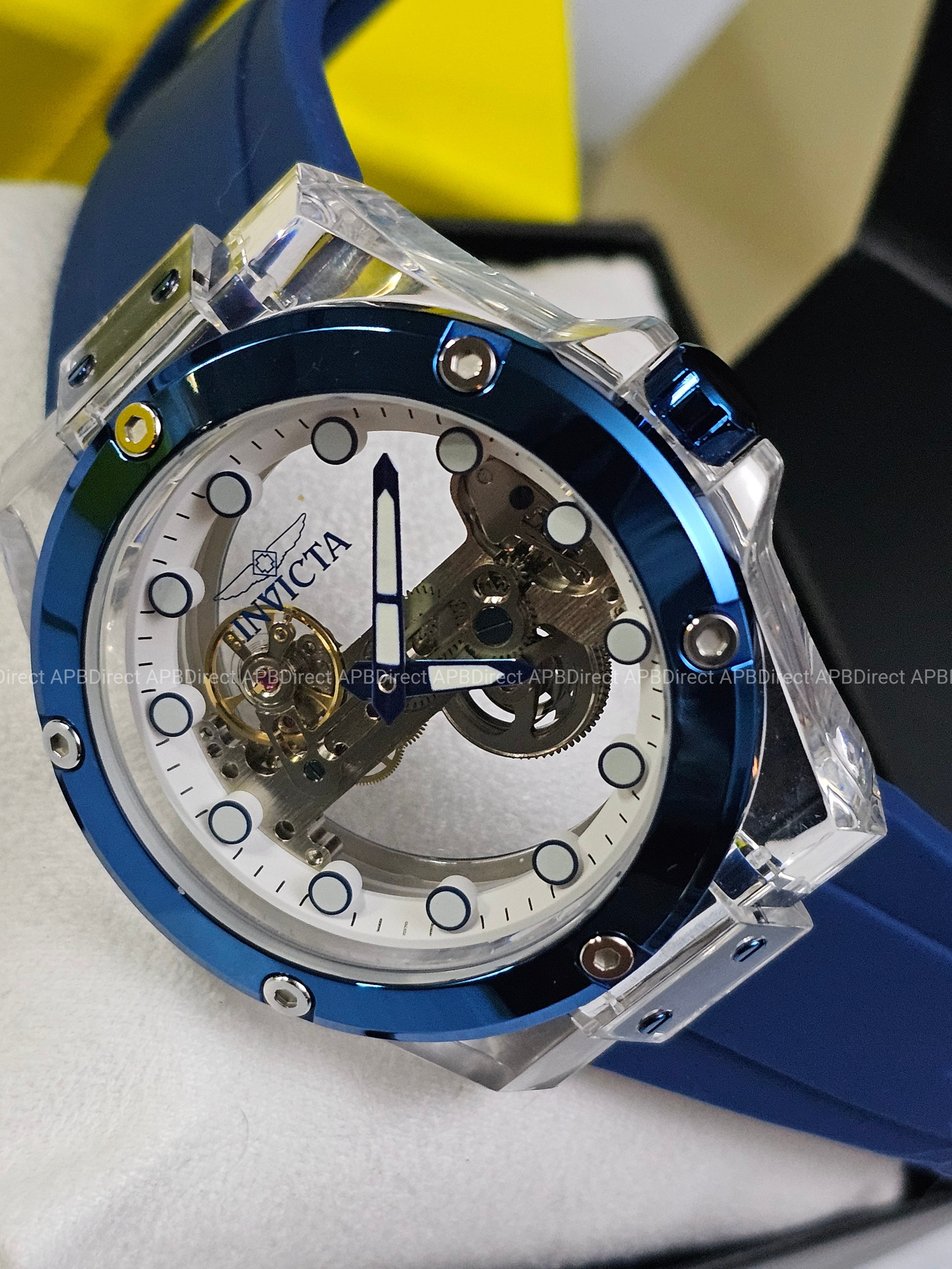 Invicta - Speedway - MECHANICAL - Ghost Bridge MVMNT - Skeleton - mens watch
