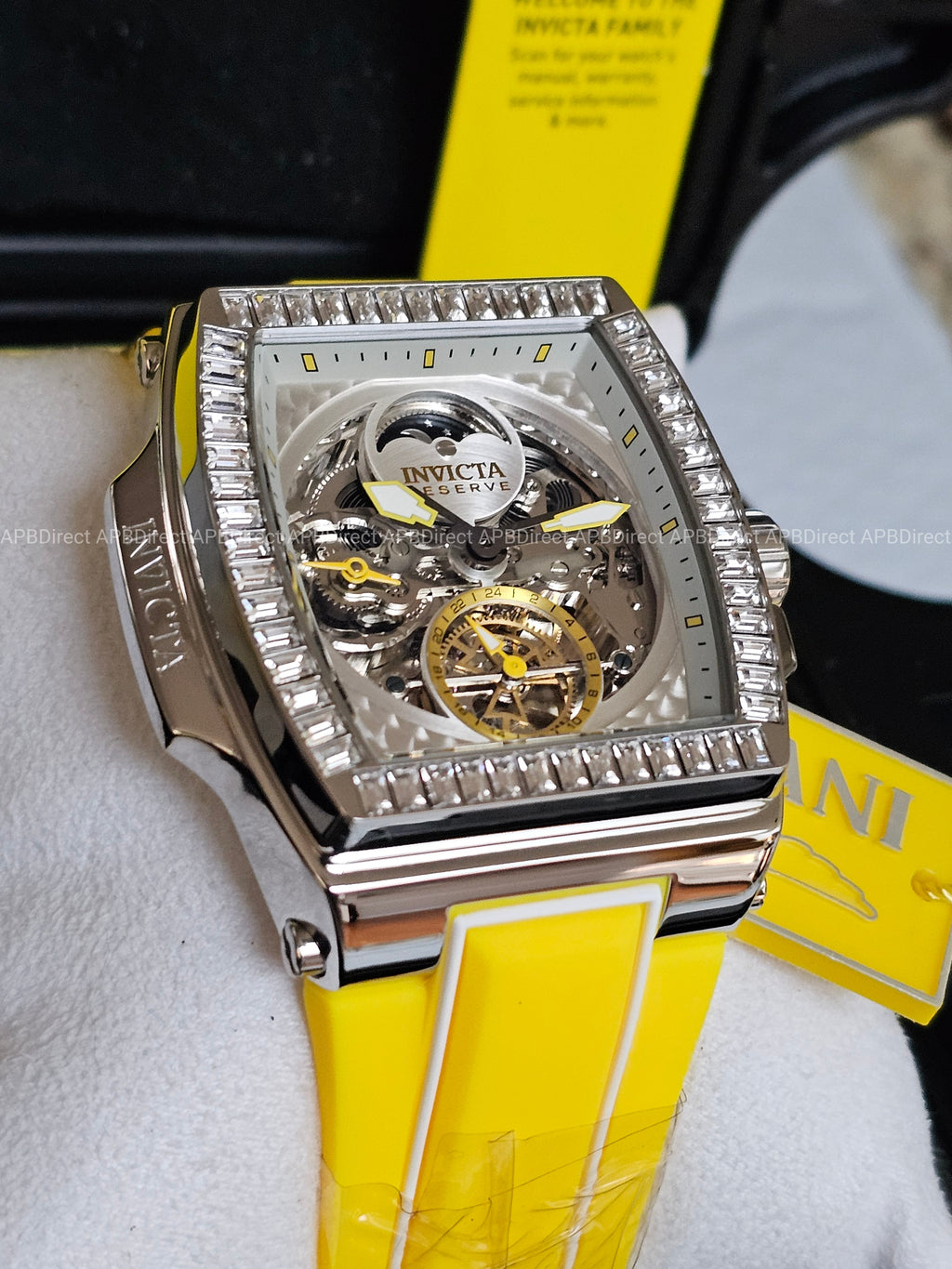 Invicta – S1 Rally – DIABLO – Dual Time Automatic - Yellow - Reserve Mens Watch