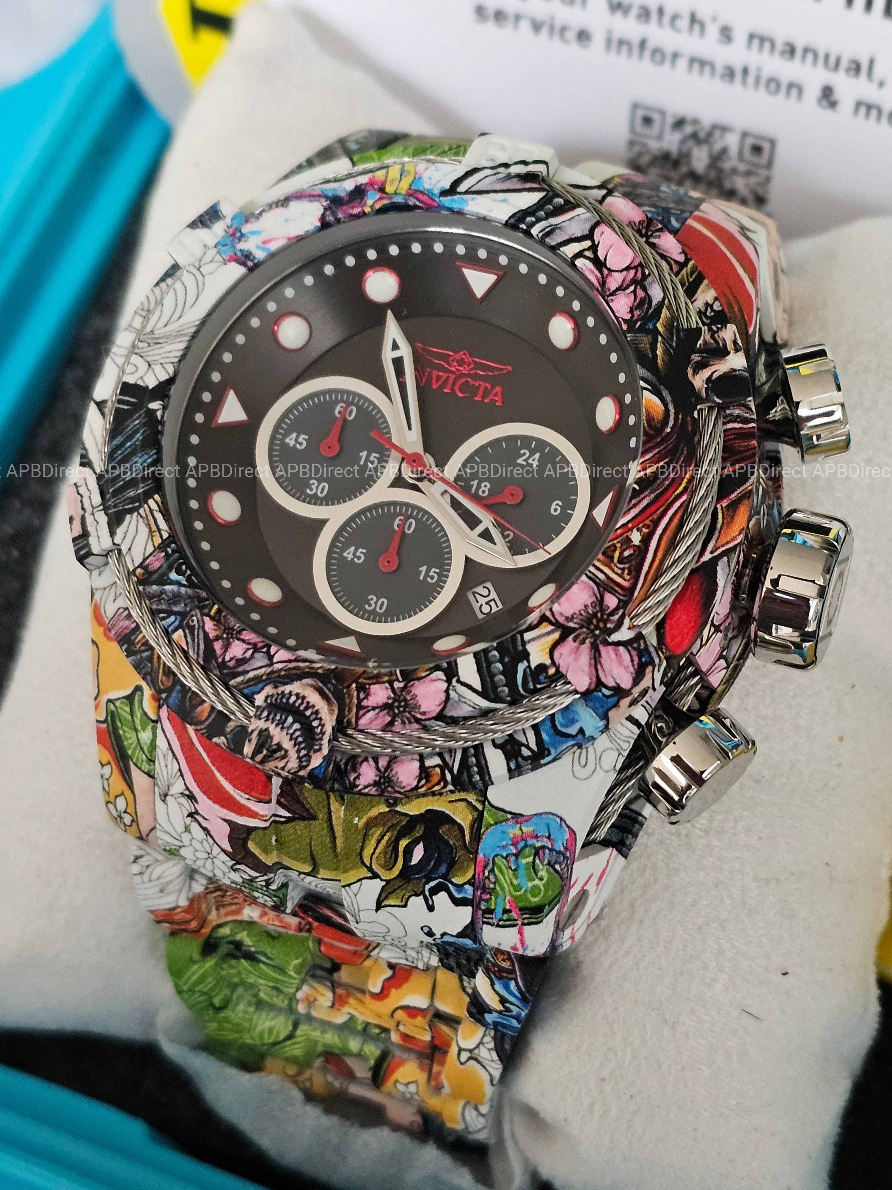 Invicta - Bolt  ZEUS - HYDROPLATED - Aqua Plated Chronograph - 53mm mens watch
