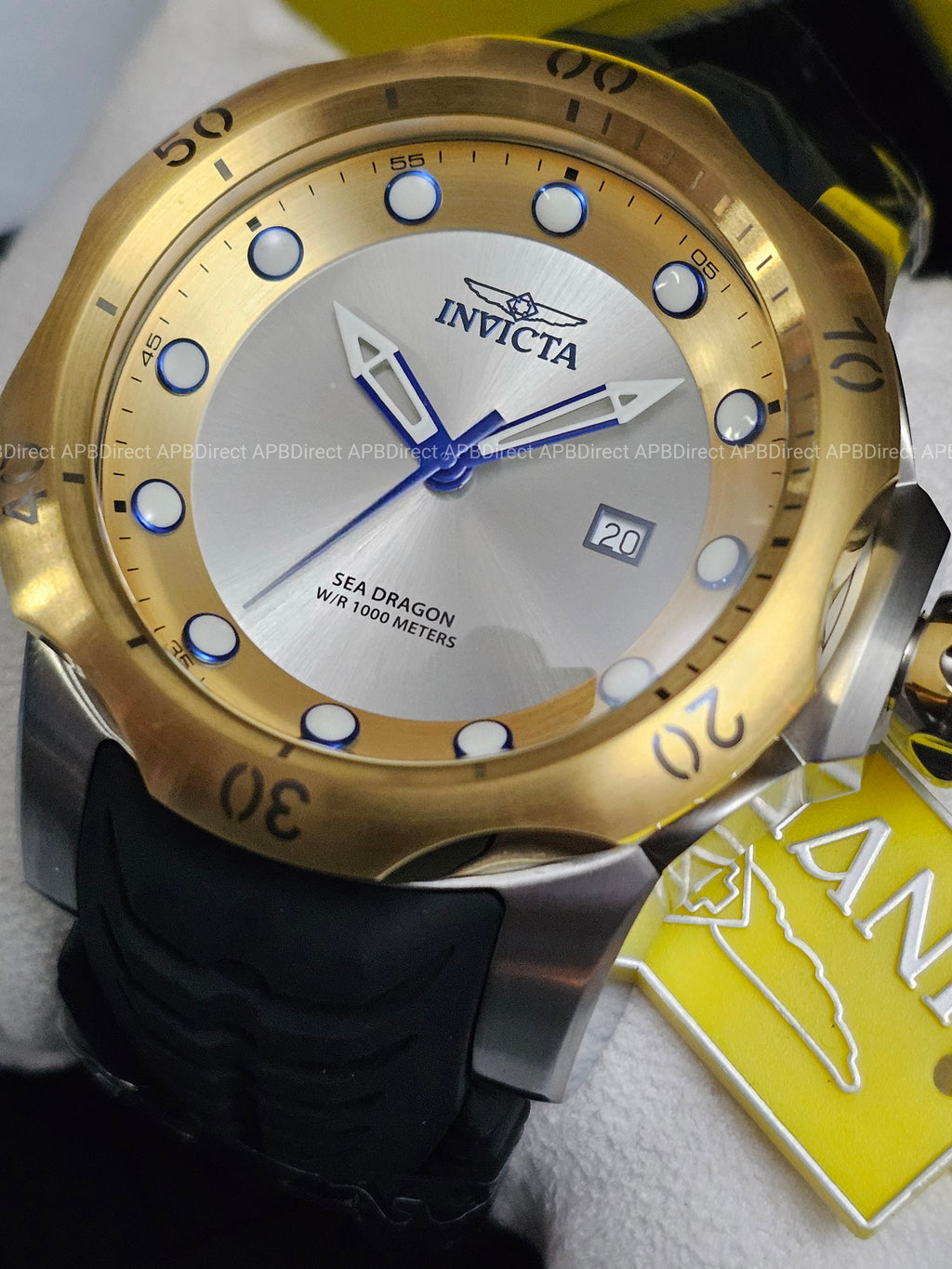 Invicta - VENOM - Sea DRAGON 💧  1000m WR Swiss 515 - Gold SILVER Mens watch