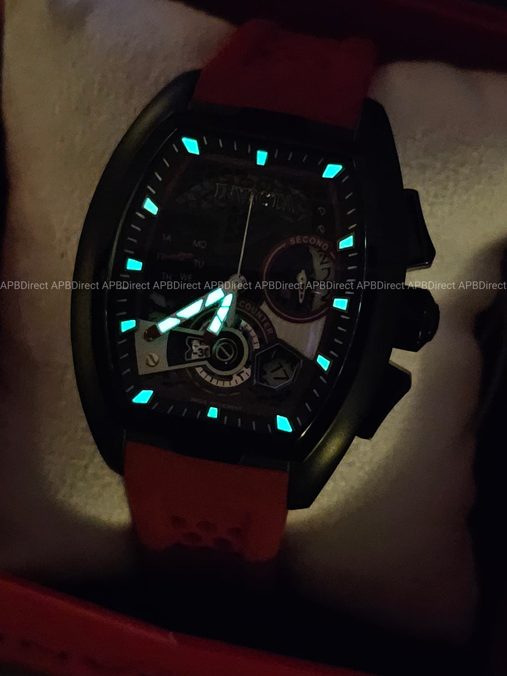 Invicta - Next Gen DIABLO - Swiss Z60 Chronograph RED / Black Layered mens watch