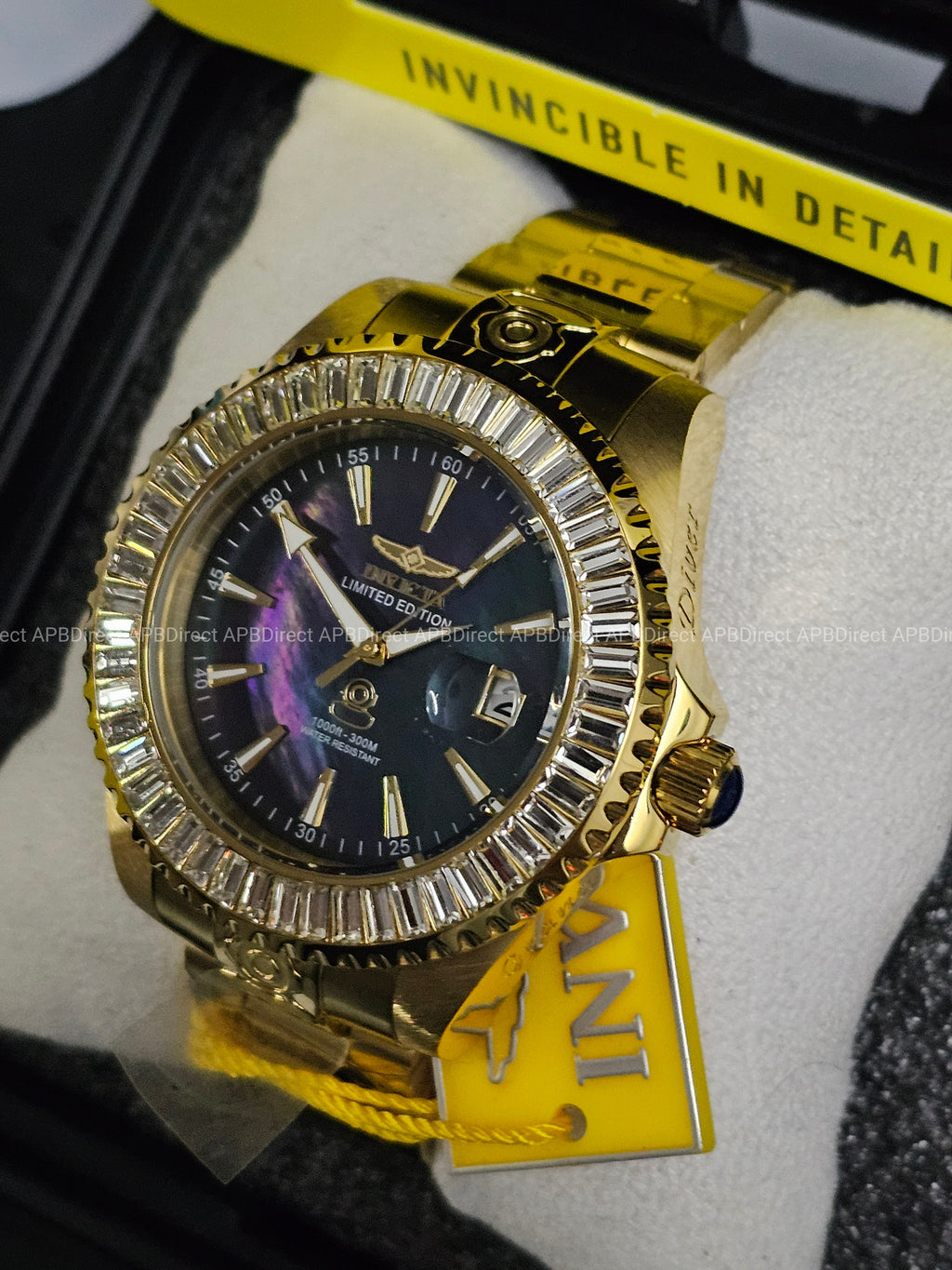 Invicta - Grand Diver #731 Limited Edition Automatic - Black MOP mens watch Pro