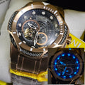 Invicta - BOLT - Automatic - Open ❤️ Heart Dial Rose Gold / Gunmetal mens watch