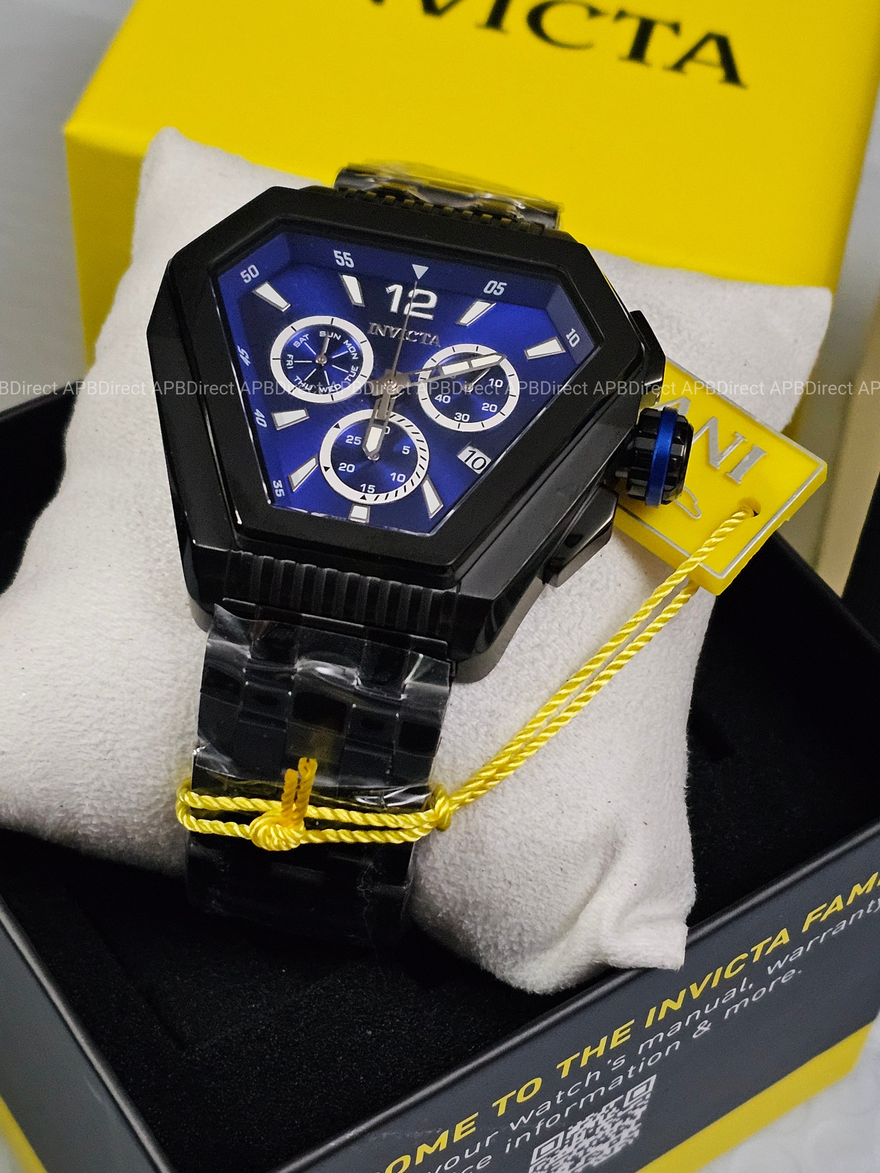 Invicta - Speedway Swiss Z60 Chronograph Black / Blue Dial Mens Watch