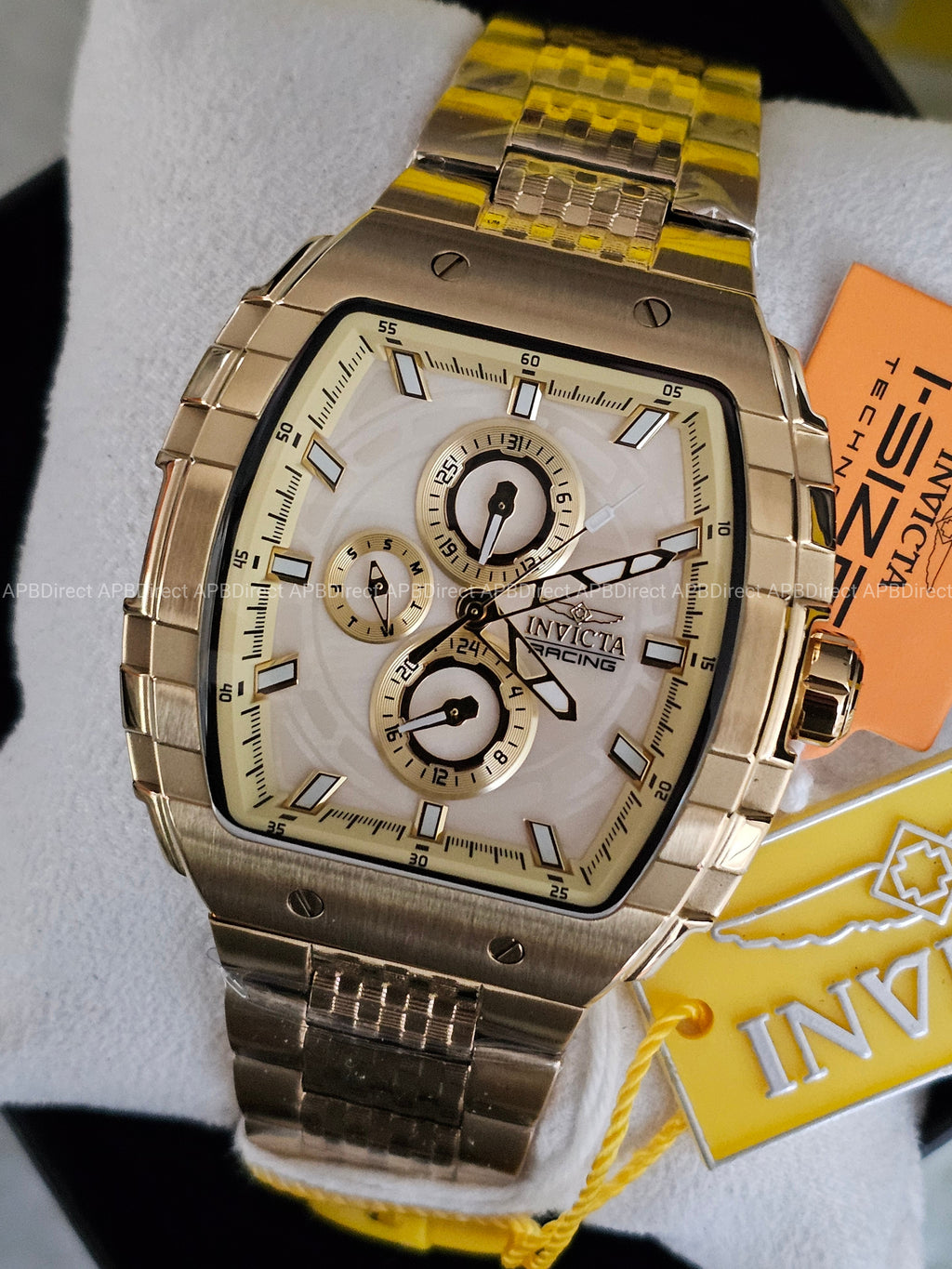 Invicta - S1 Rally - Gold Case & Bracelet Multifunction Quartz Mens Watch