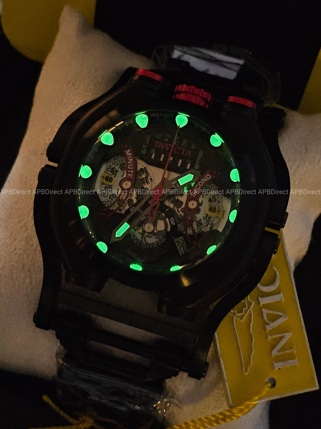 Invicta 🌊 SEA HUNTER - Hinged Case Spinning Dials - Chronograph mens watch
