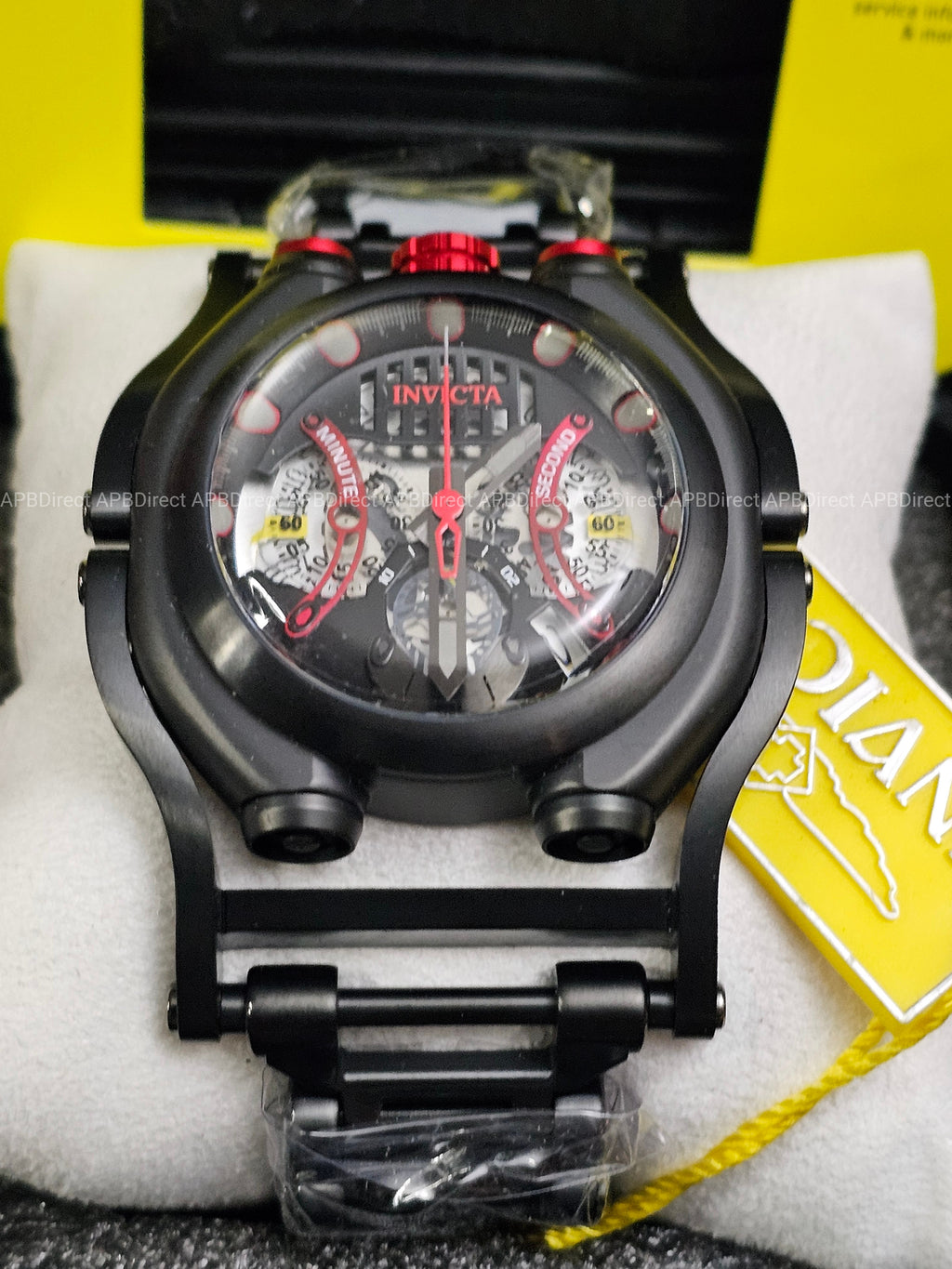 Invicta 🌊 SEA HUNTER - Hinged Case Spinning Dials - Chronograph mens watch
