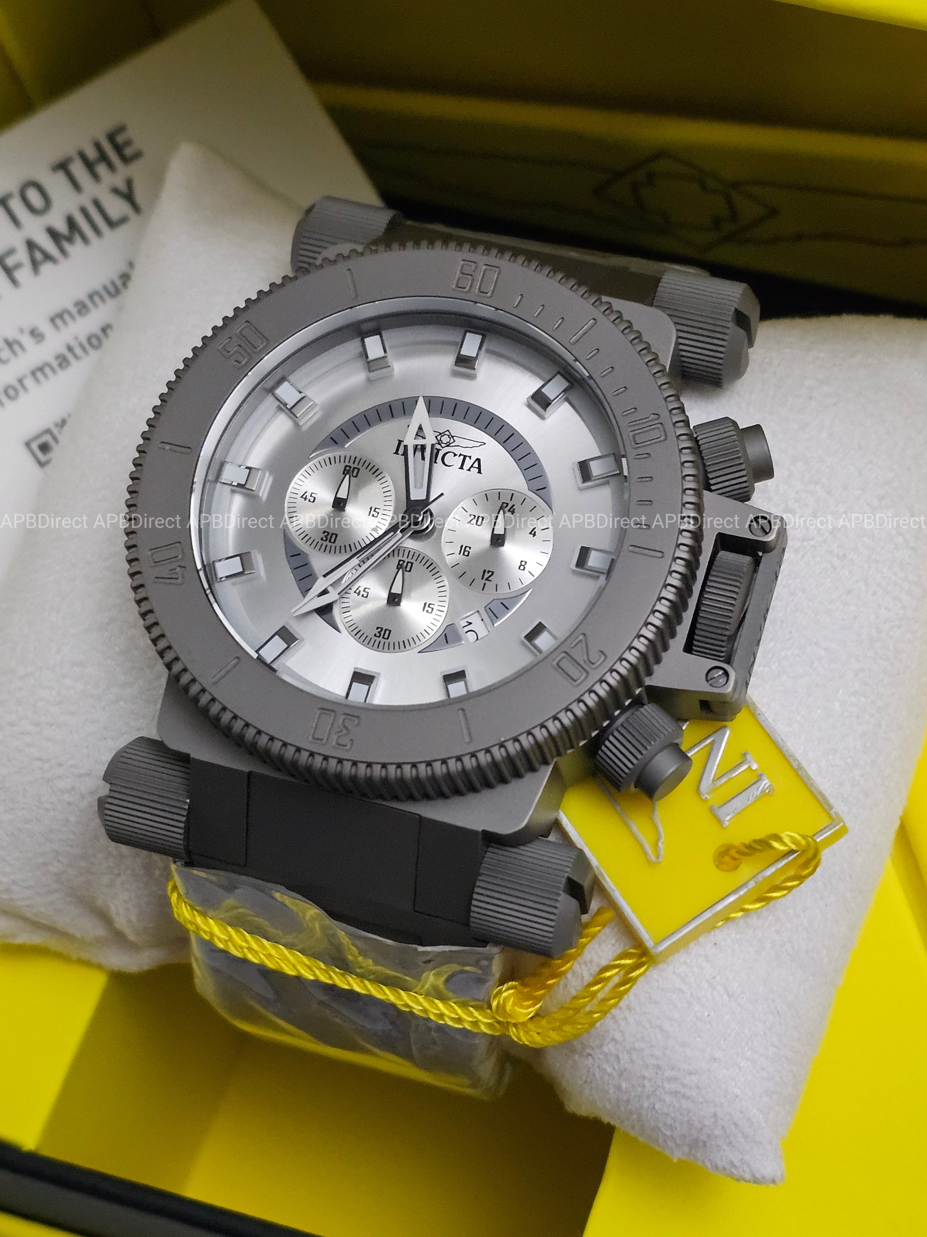 Invicta - Full TITANIUM - Case & Bracelet Coalition Forces Chrono - Mens watch