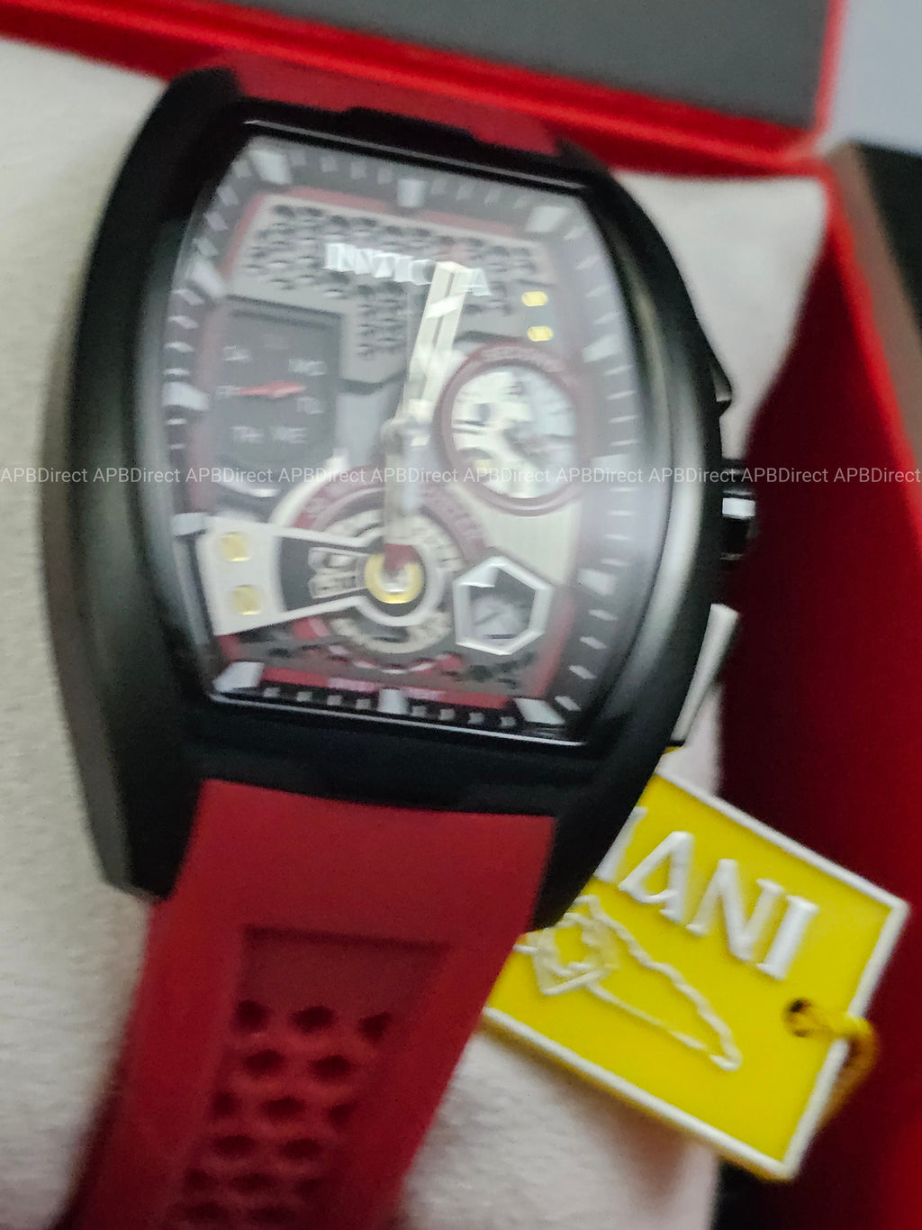 Invicta - Next Gen DIABLO - Swiss Z60 Chronograph RED / Black Layered mens watch