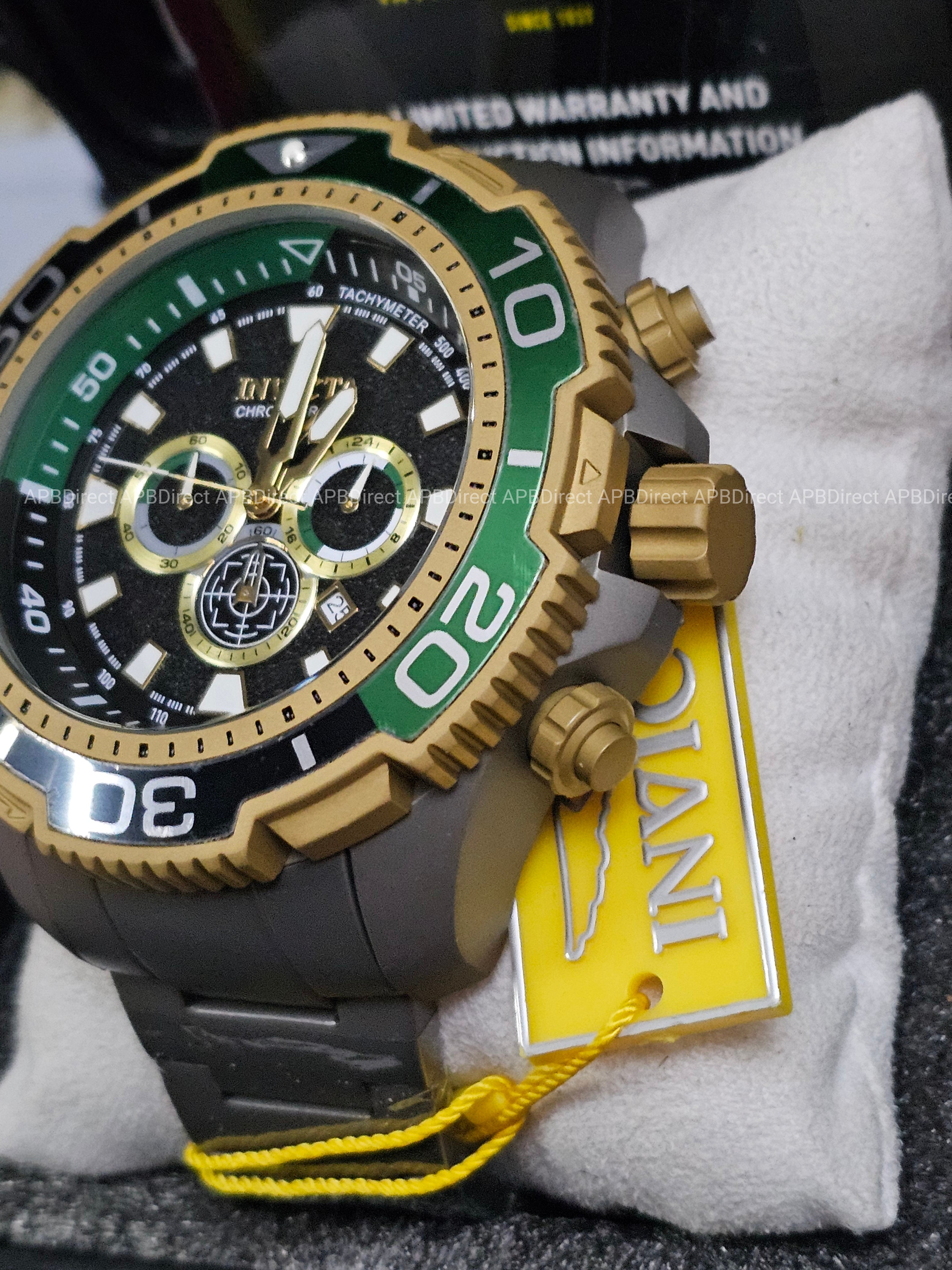 Invicta - Full TITANIUM 65mm Case & Bracelet - TI-22 Chronograph - Mens watch