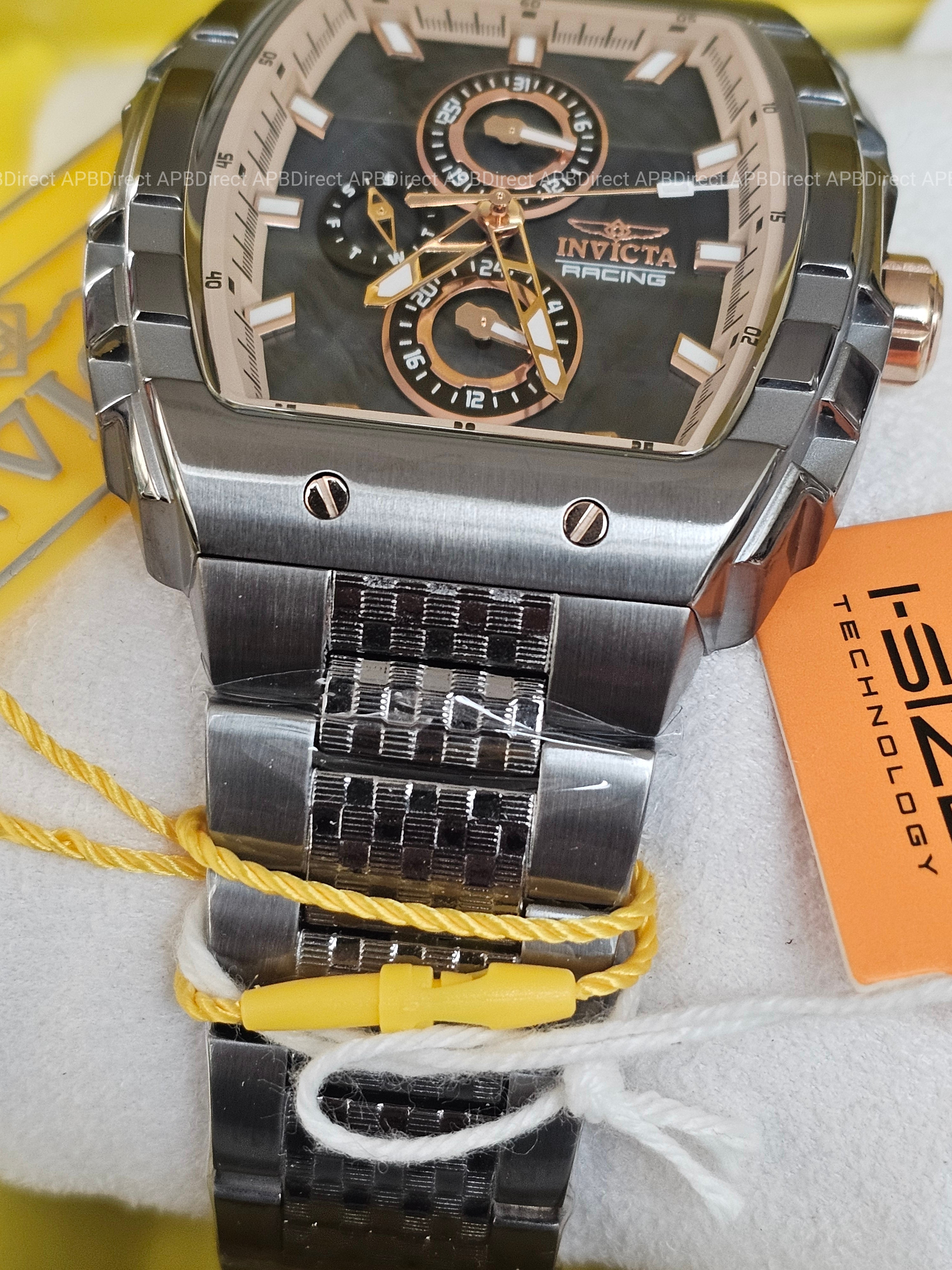 Invicta - S1 Rally - Gunmetal / Rose Gold Multifunction Quartz Mens Watch