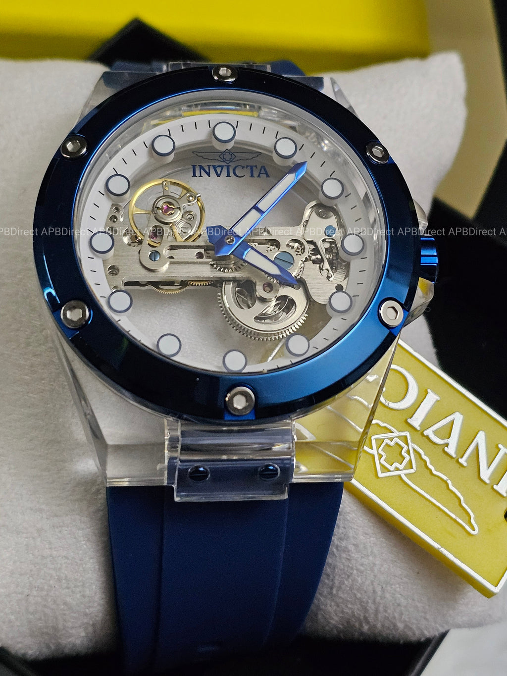 Invicta - Speedway - MECHANICAL - Ghost Bridge MVMNT - Skeleton - mens watch