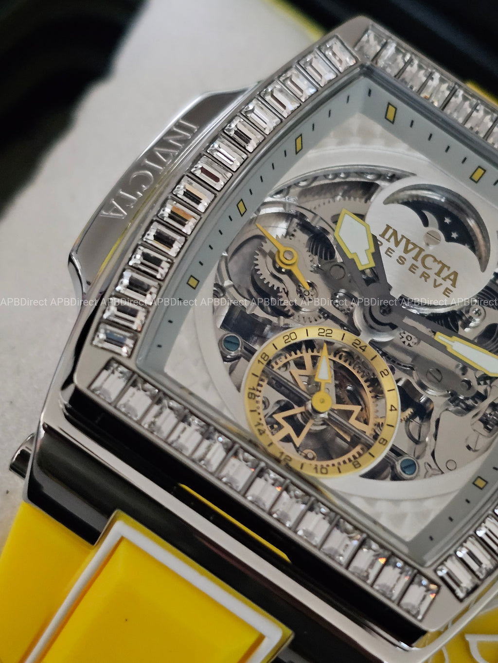 Invicta – S1 Rally – DIABLO – Dual Time Automatic - Yellow - Reserve Mens Watch
