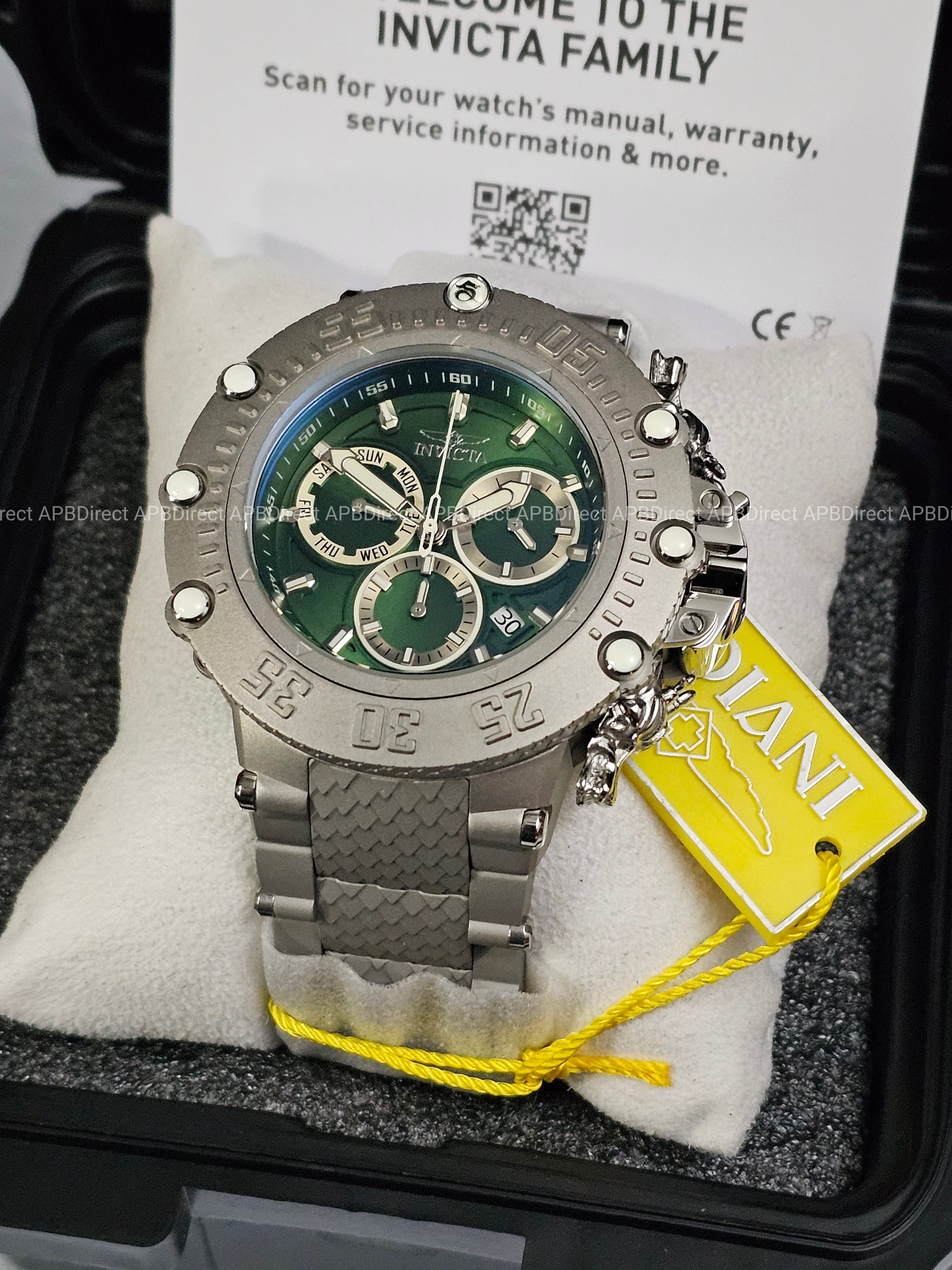 Invicta - Subaqua Noma VII - TITANIUM Case Swiss  Z60 Chrono 200m💧 mens Watch