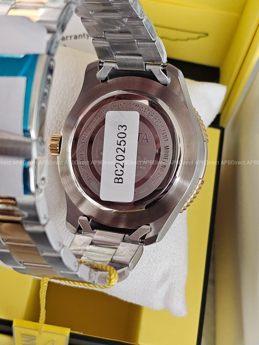 Invicta - Speedway - 2 Tone Multifunction TritNight Night Glow Lume mens watch