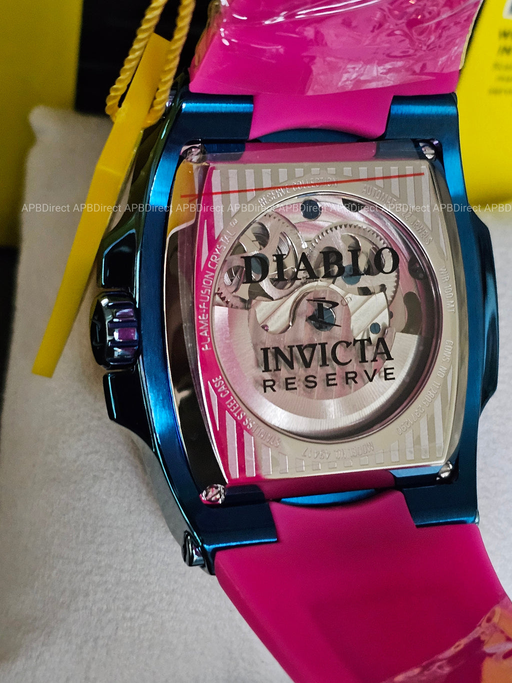 Invicta  S1 Rally – DIABLO – Dual Time Automatic Ice 🧊 Blue Reserve Mens Watch
