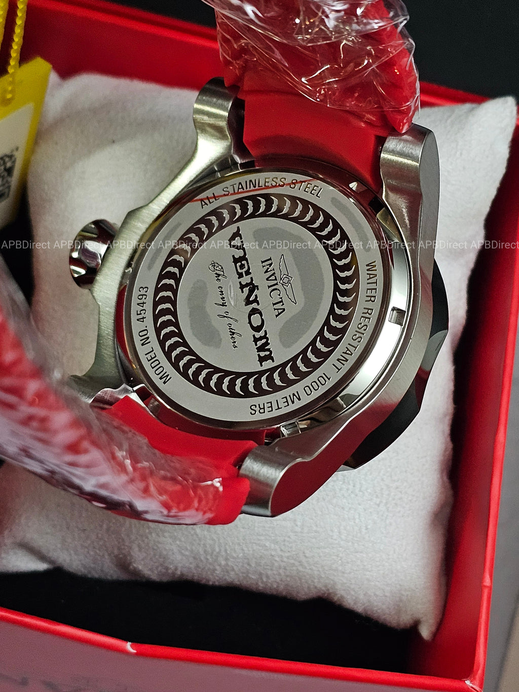 Invicta - VENOM - Sea DRAGON 💧  1000m WR Swiss 515 - RED / Black Mens watch