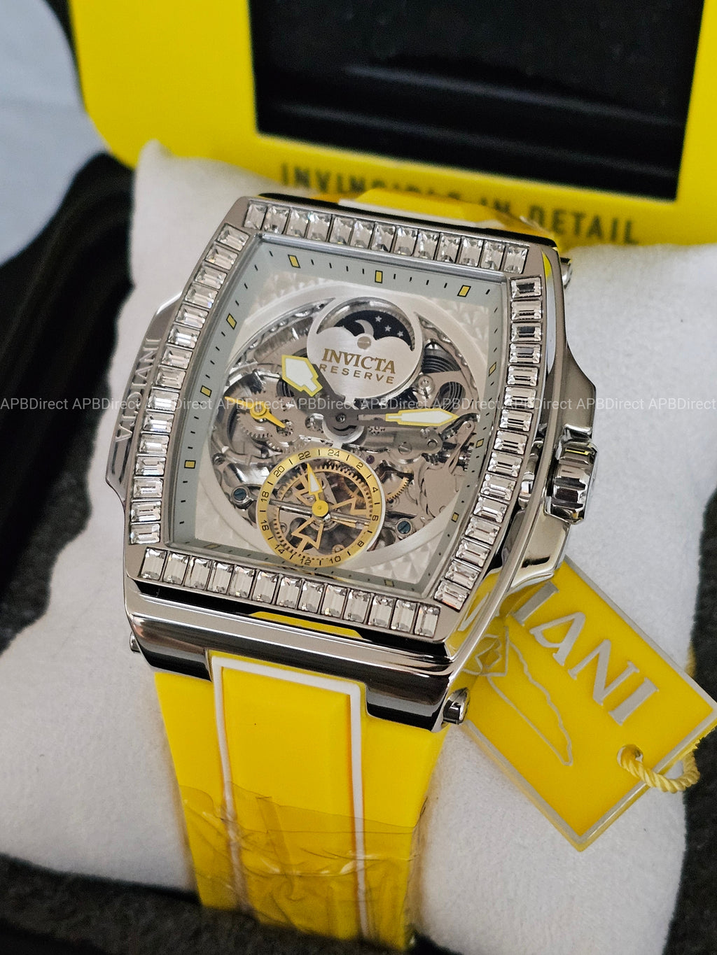 Invicta – S1 Rally – DIABLO – Dual Time Automatic - Yellow - Reserve Mens Watch