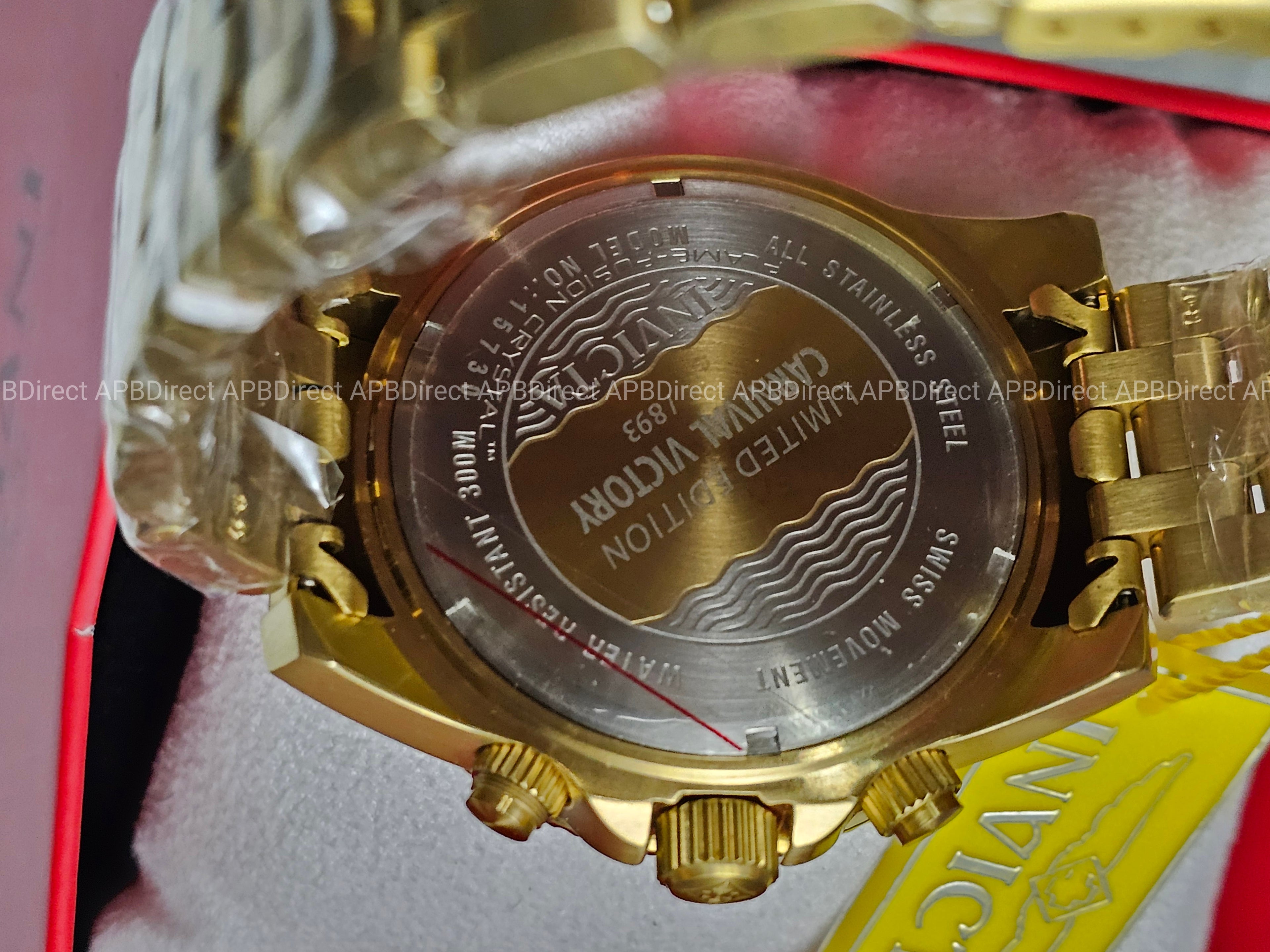 Invicta - Pro Diver CANIVAL VICTORY Limited Ed 893 Swiss Z60 Chrono mens watch