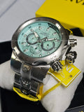 Invicta - VENOM - Chronograph - Light BLUE Dial 100m SS Bracelet mens watch