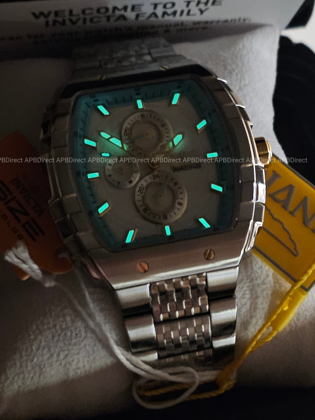 Invicta - S1 Rally Exclusive - Blue White Mother-of-Pearl Multi Dial Mens Watch