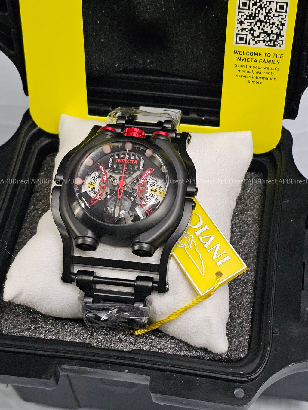 Invicta 🌊 SEA HUNTER - Hinged Case Spinning Dials - Chronograph mens watch