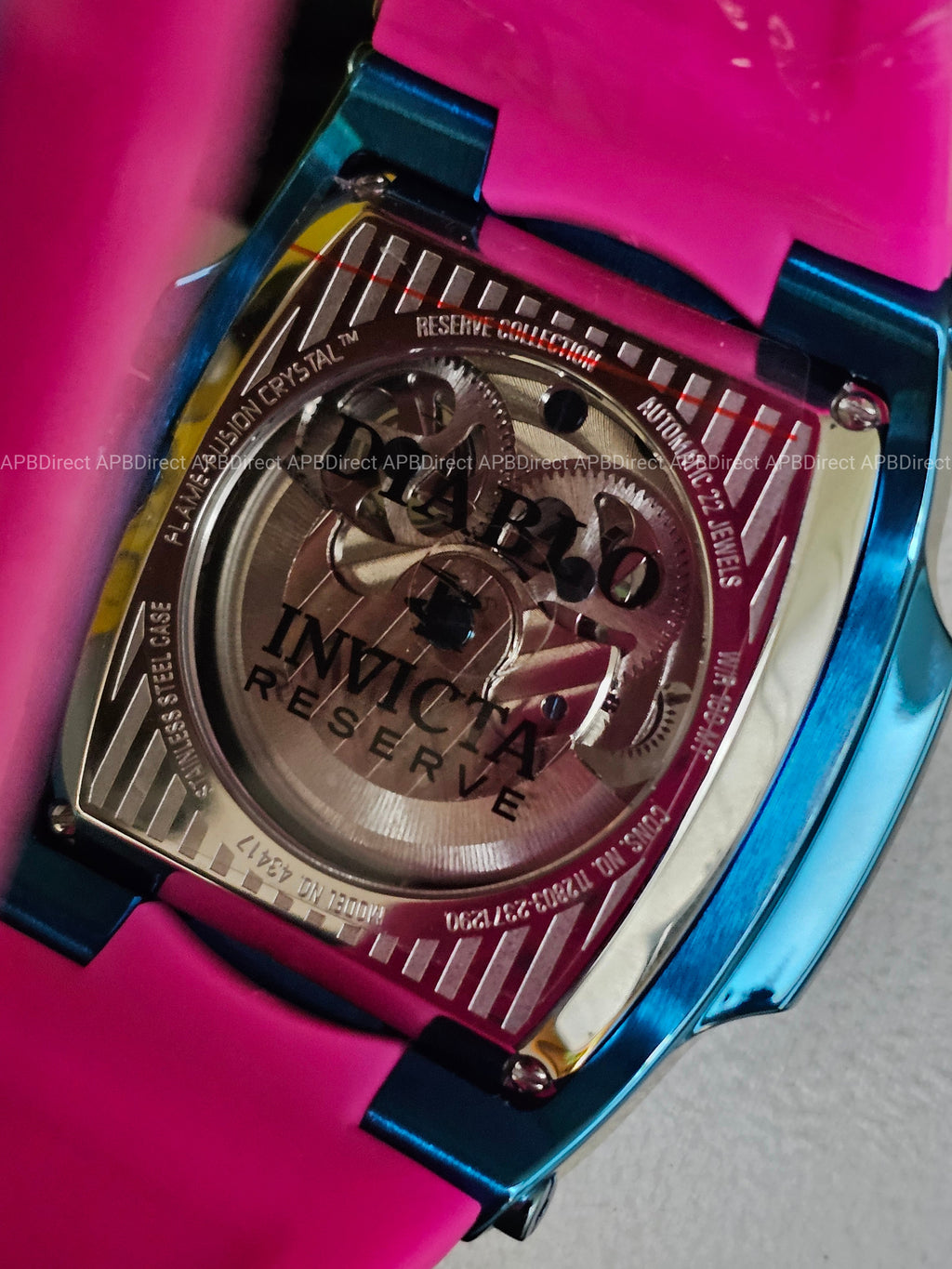 Invicta  S1 Rally – DIABLO – Dual Time Automatic Ice 🧊 Blue Reserve Mens Watch