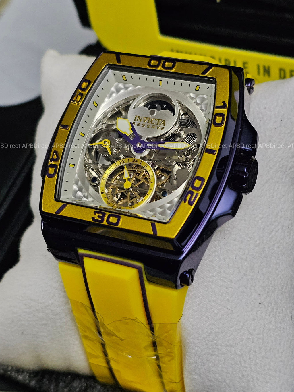 Invicta  S1 Rally – DIABLO – Dual Time Automatic Dark Purple Reserve Mens Watch