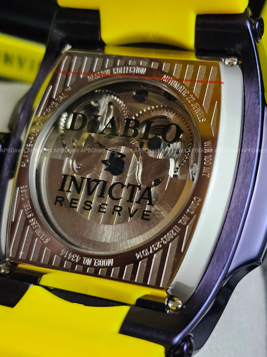Invicta  S1 Rally – DIABLO – Dual Time Automatic Dark Purple Reserve Mens Watch