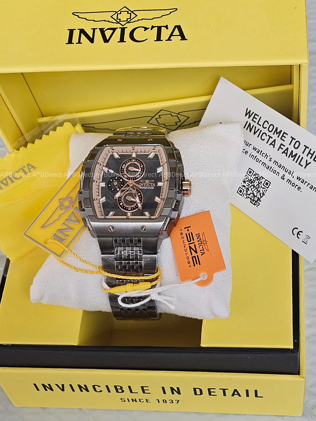 Invicta - S1 Rally - Gunmetal / Rose Gold Multifunction Quartz Mens Watch