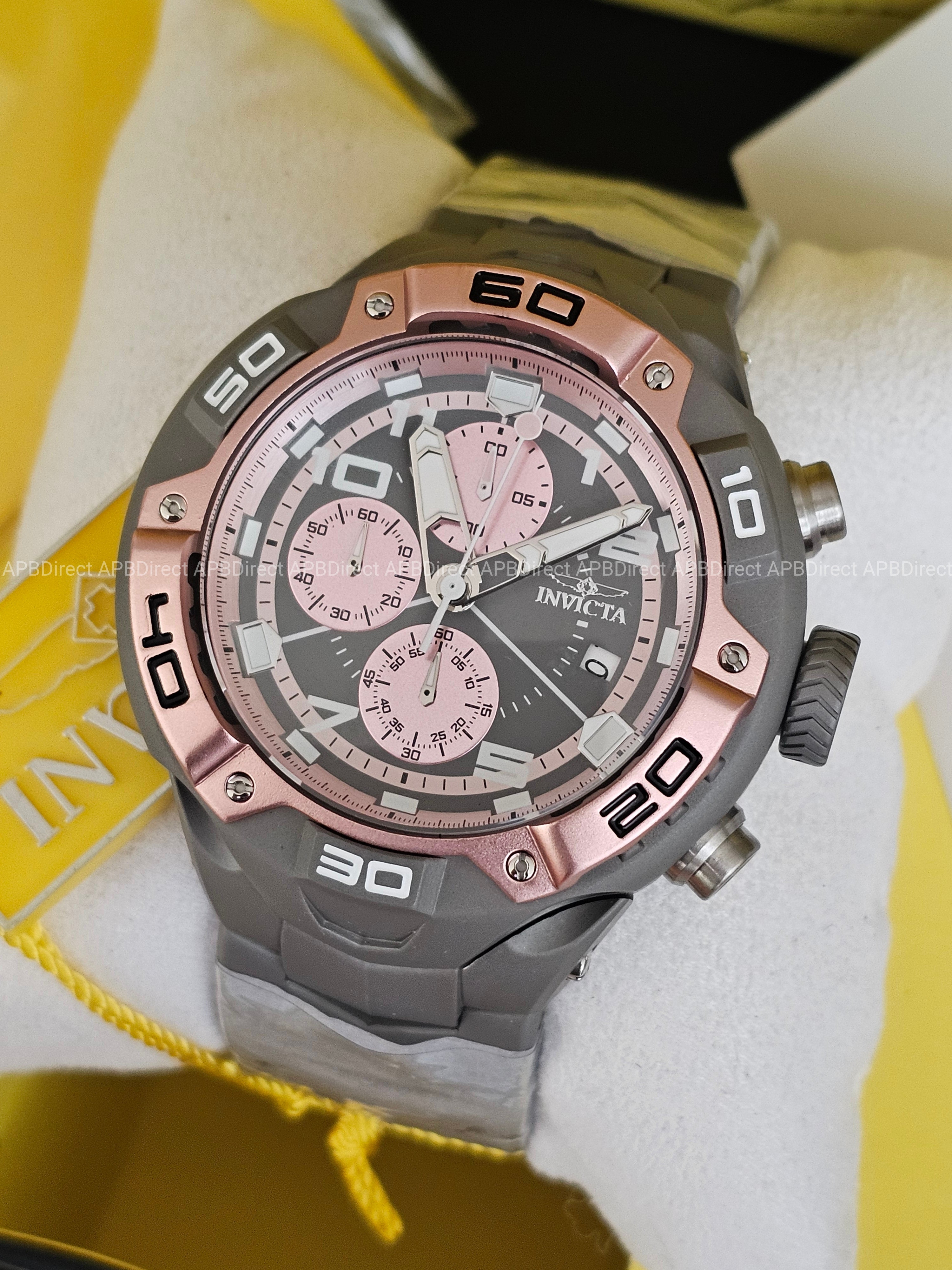Invicta - Speedway ELITE Shot-Blasted Finish Case & Bracelet Chronograph watch