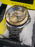 Invicta - Swiss 515.24h  HYDROMAX  GMT 1000m WR Pro DIVER Blue Khaki mens watch