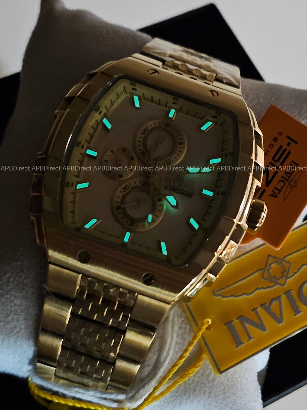 Invicta - S1 Rally - Gold Case & Bracelet Multifunction Quartz Mens Watch