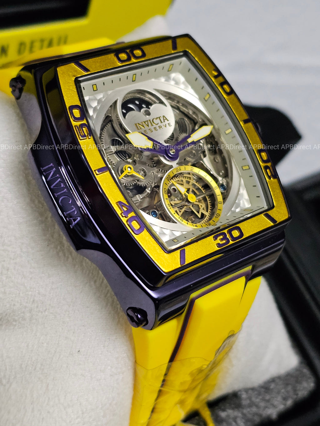 Invicta  S1 Rally – DIABLO – Dual Time Automatic Dark Purple Reserve Mens Watch