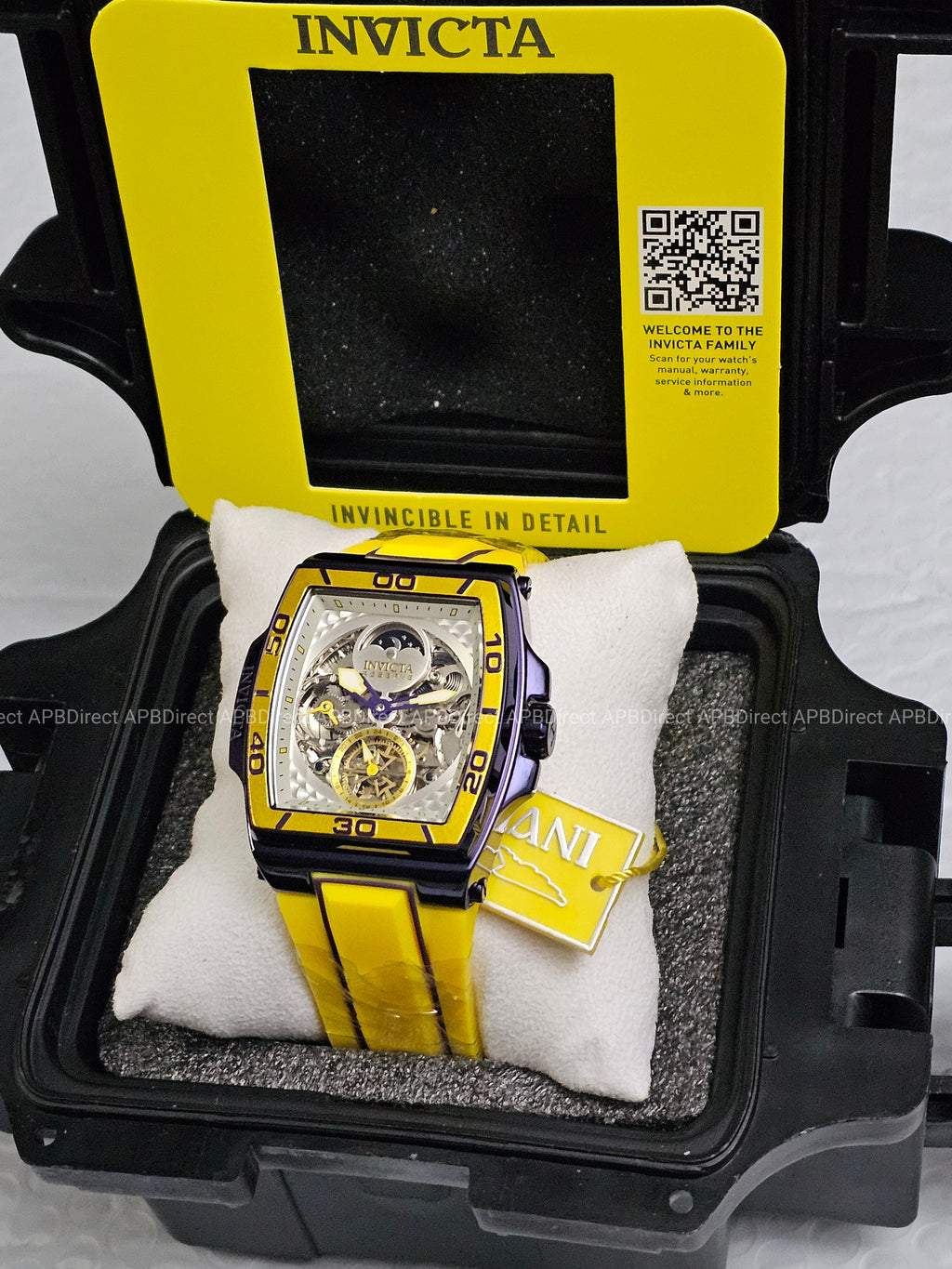Invicta  S1 Rally – DIABLO – Dual Time Automatic Dark Purple Reserve Mens Watch