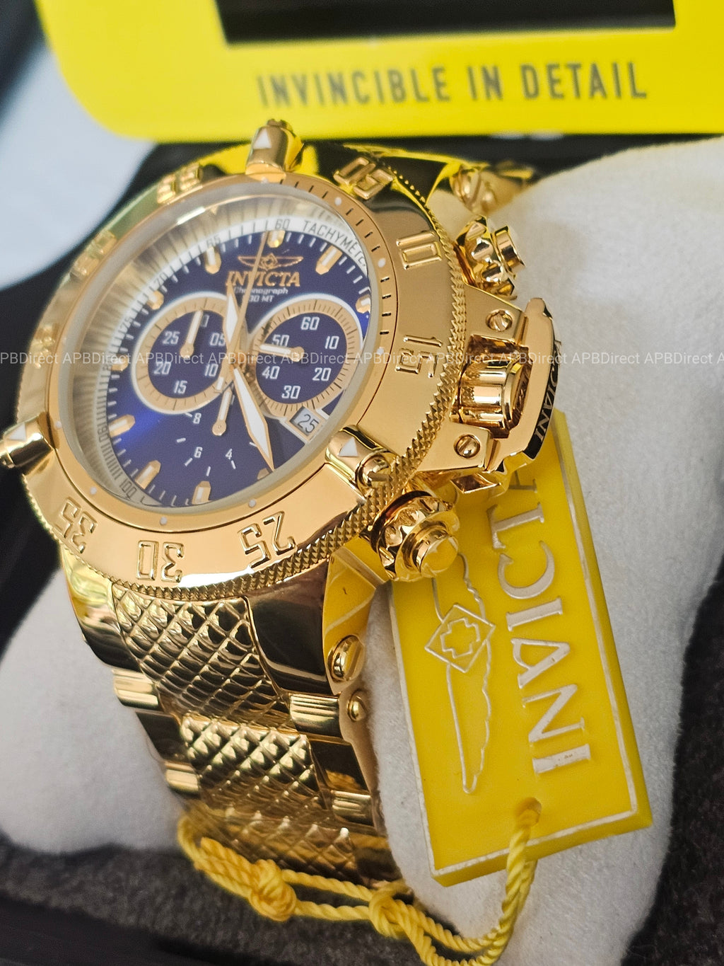 Invicta - GOLD Subaqua Noma III - Swiss  5040.D Chrono 500m💧Mirrored mens Watch