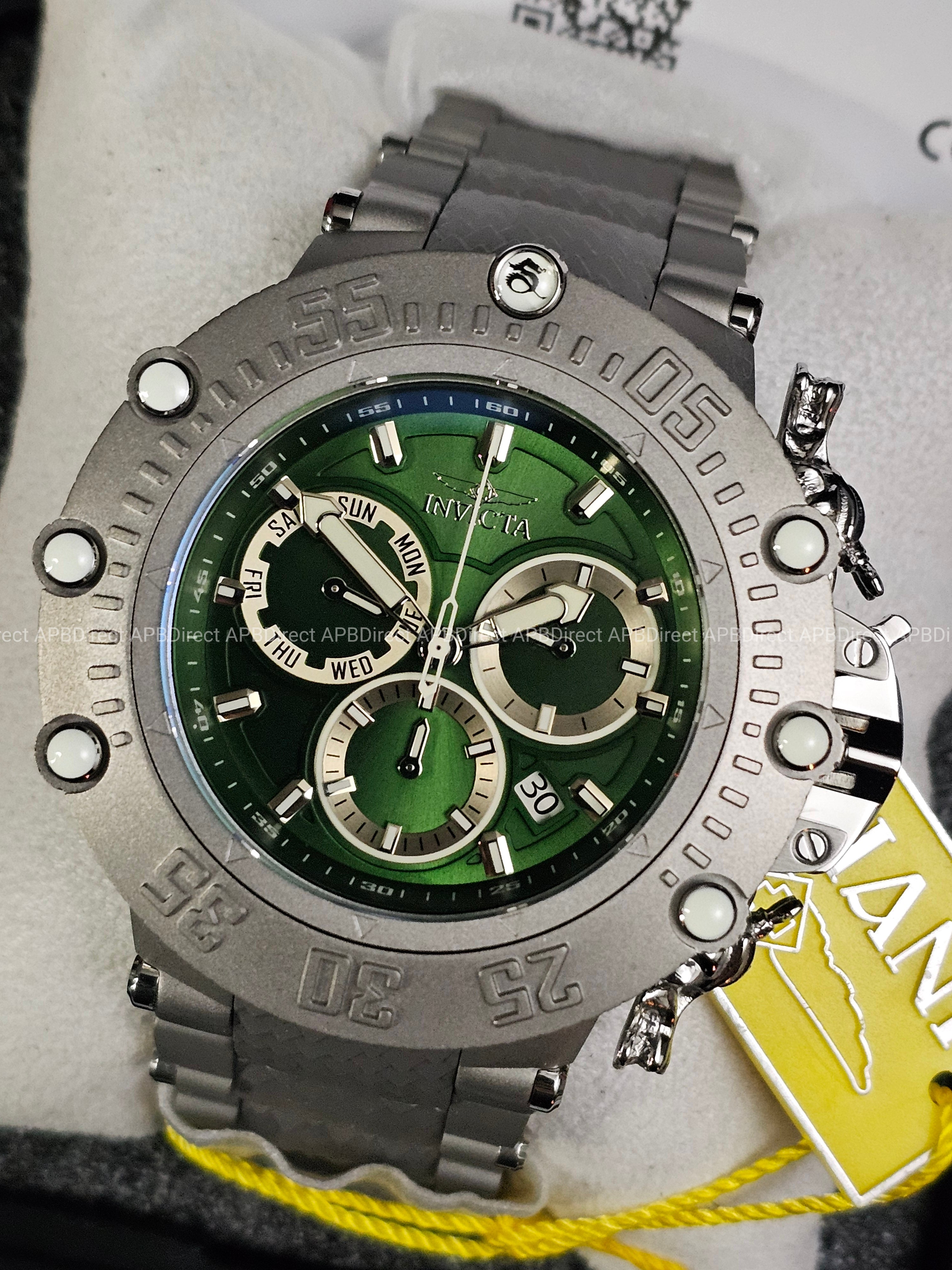 Invicta - Subaqua Noma VII - TITANIUM Case Swiss  Z60 Chrono 200m💧 mens Watch