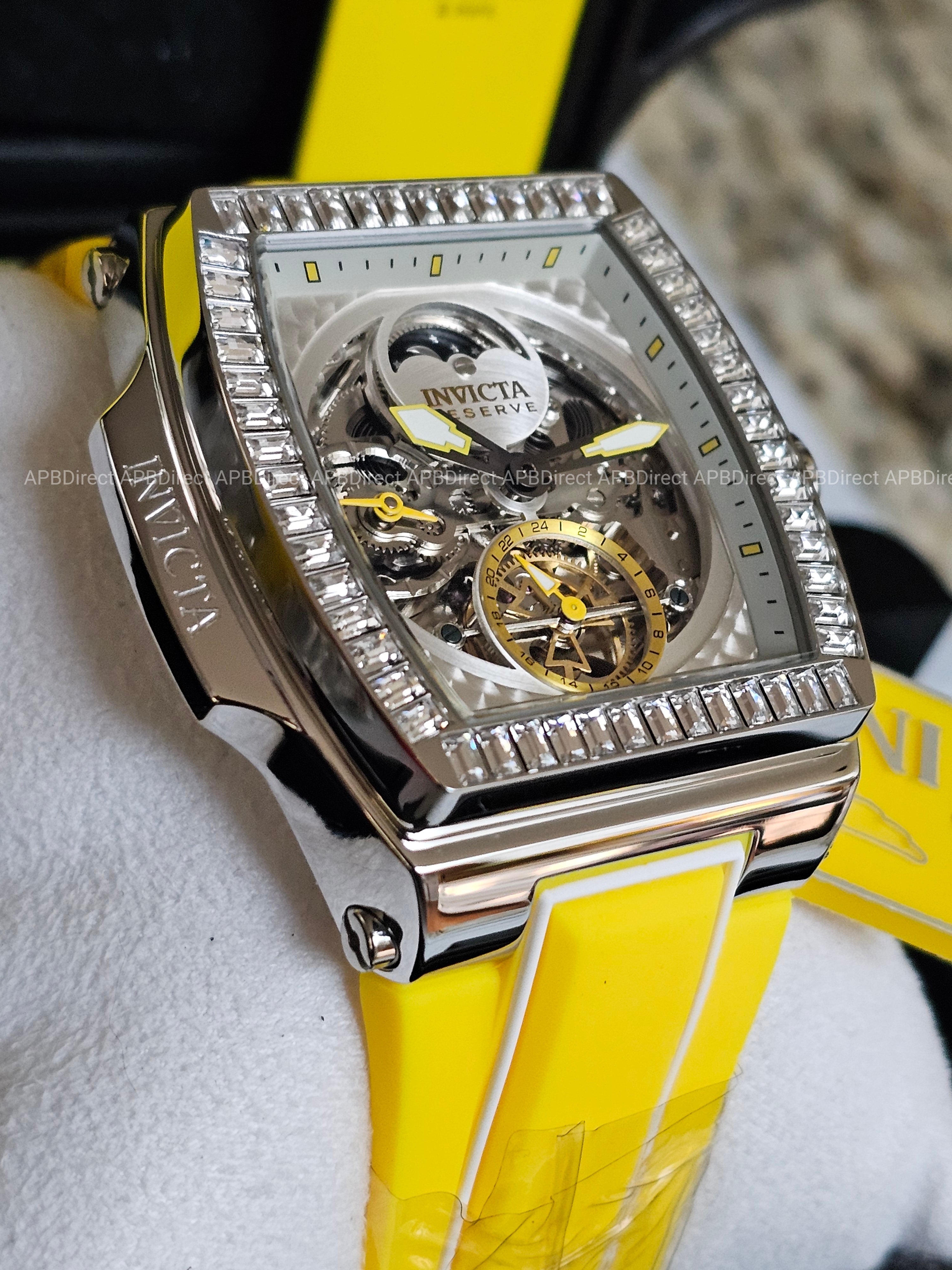 Invicta – S1 Rally – DIABLO – Dual Time Automatic - Yellow - Reserve Mens Watch