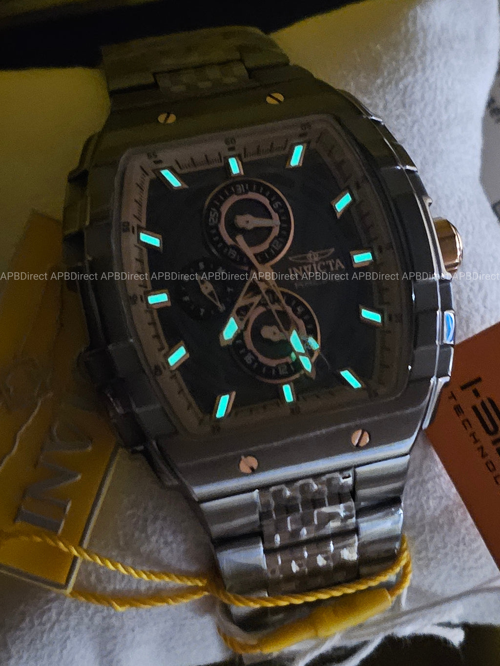 Invicta - S1 Rally - Gunmetal / Rose Gold Multifunction Quartz Mens Watch
