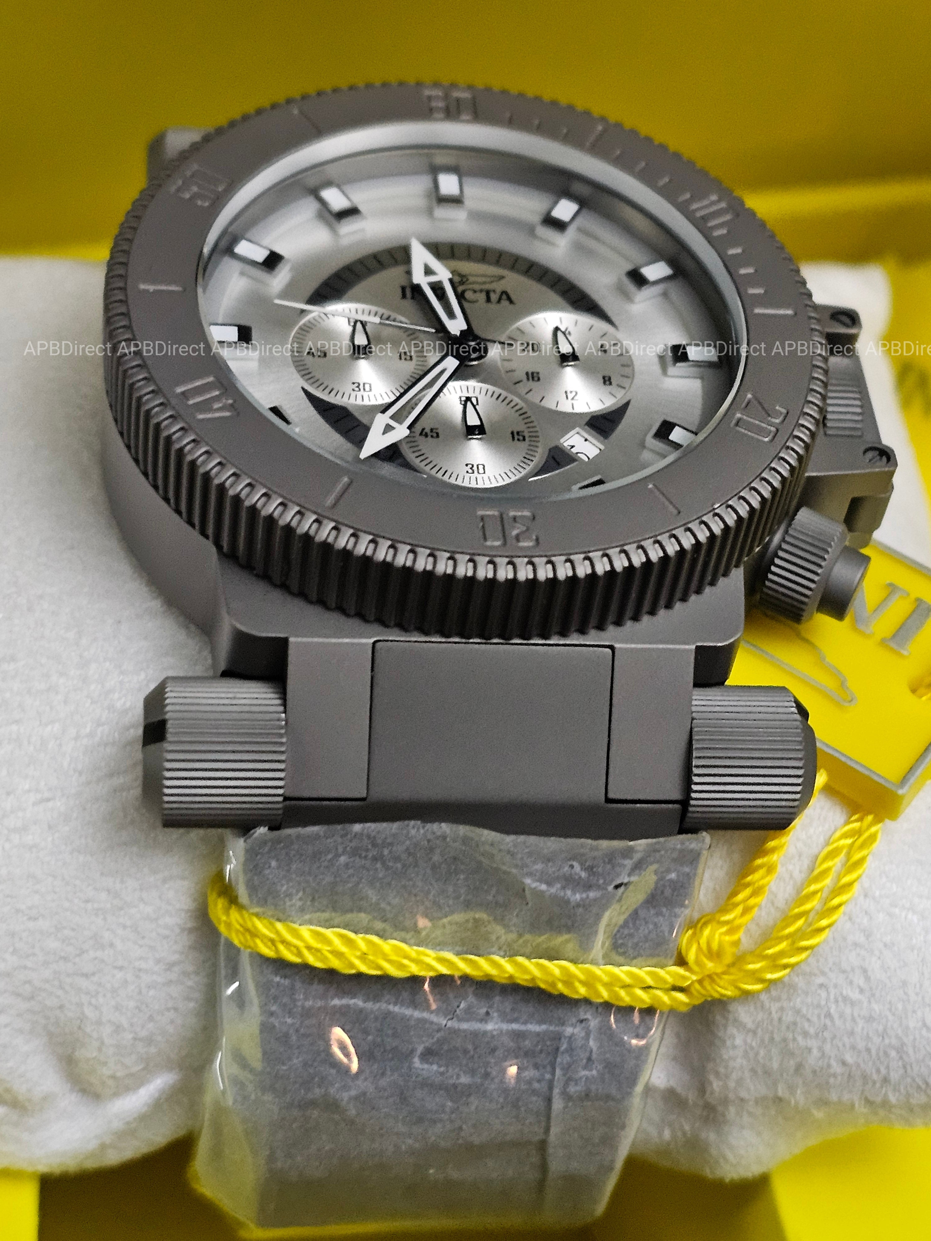 Invicta - Full TITANIUM - Case & Bracelet Coalition Forces Chrono - Mens watch