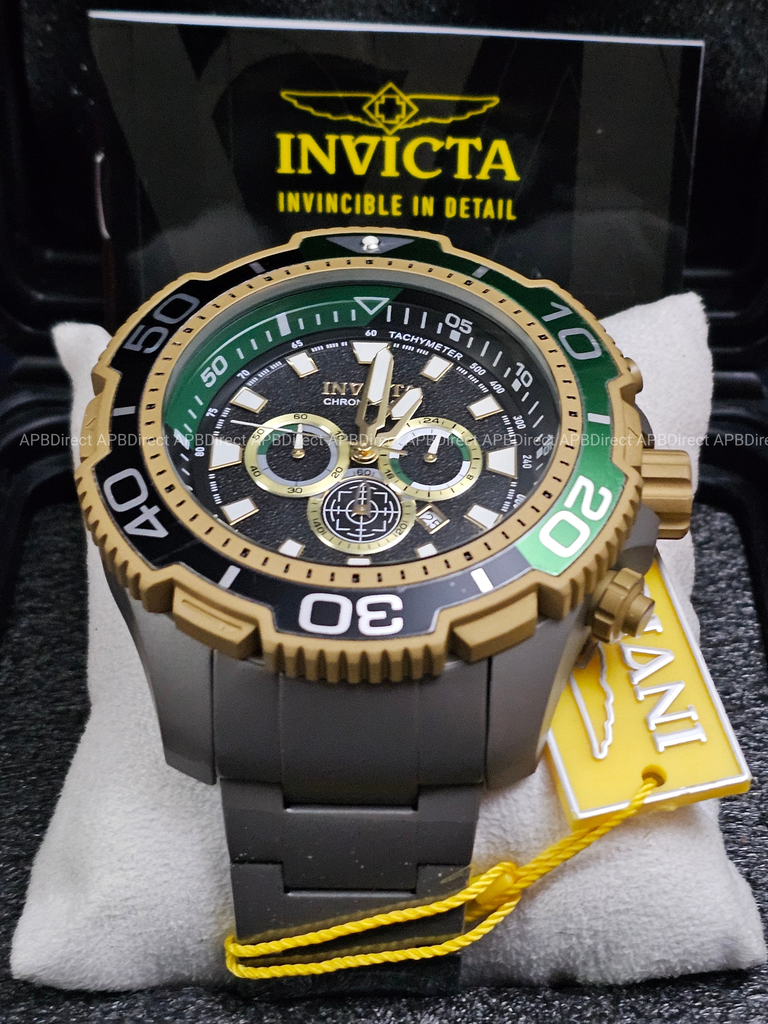 Invicta - Full TITANIUM 65mm Case & Bracelet - TI-22 Chronograph - Mens watch