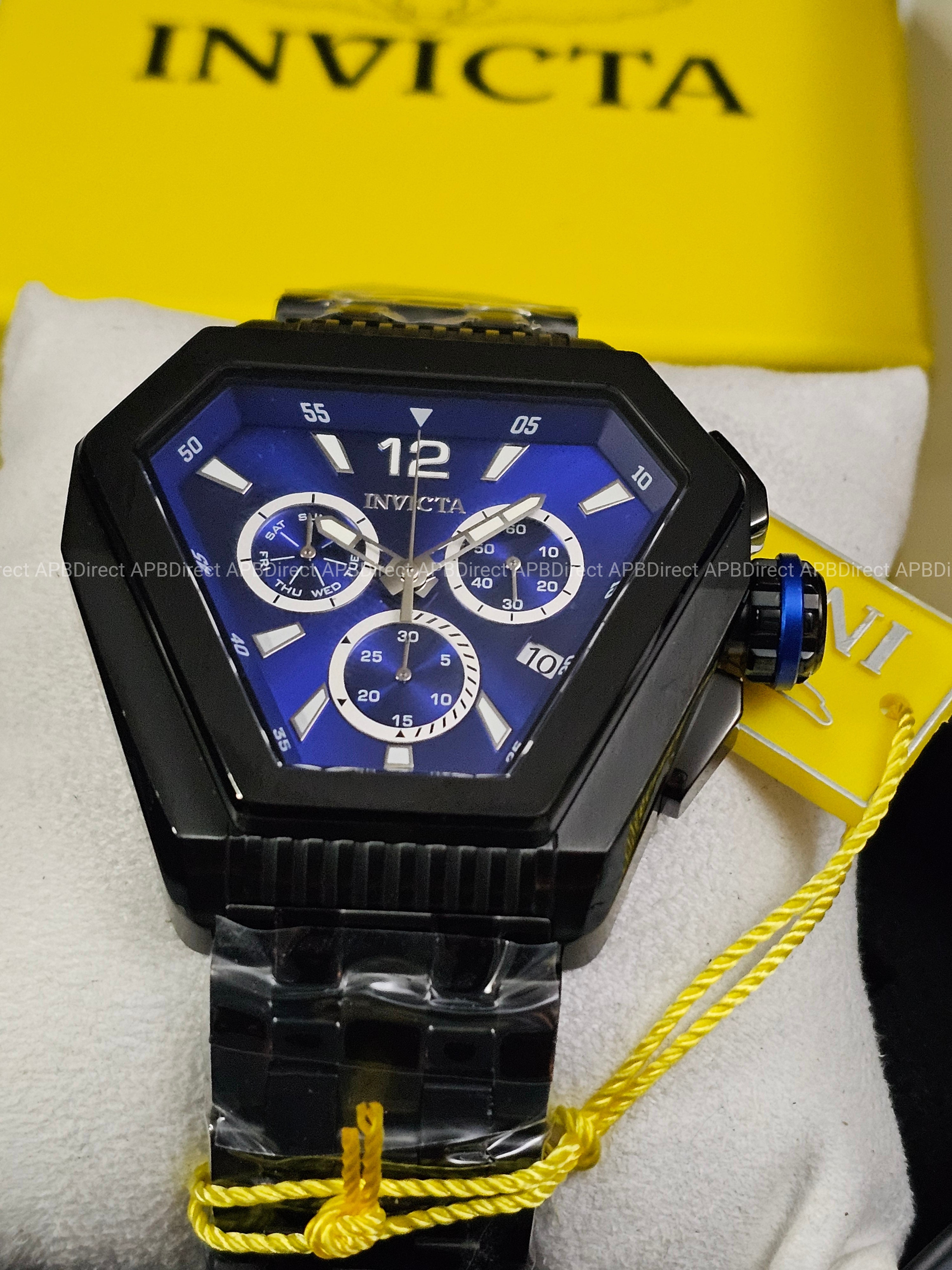 Invicta - Speedway Swiss Z60 Chronograph Black / Blue Dial Mens Watch